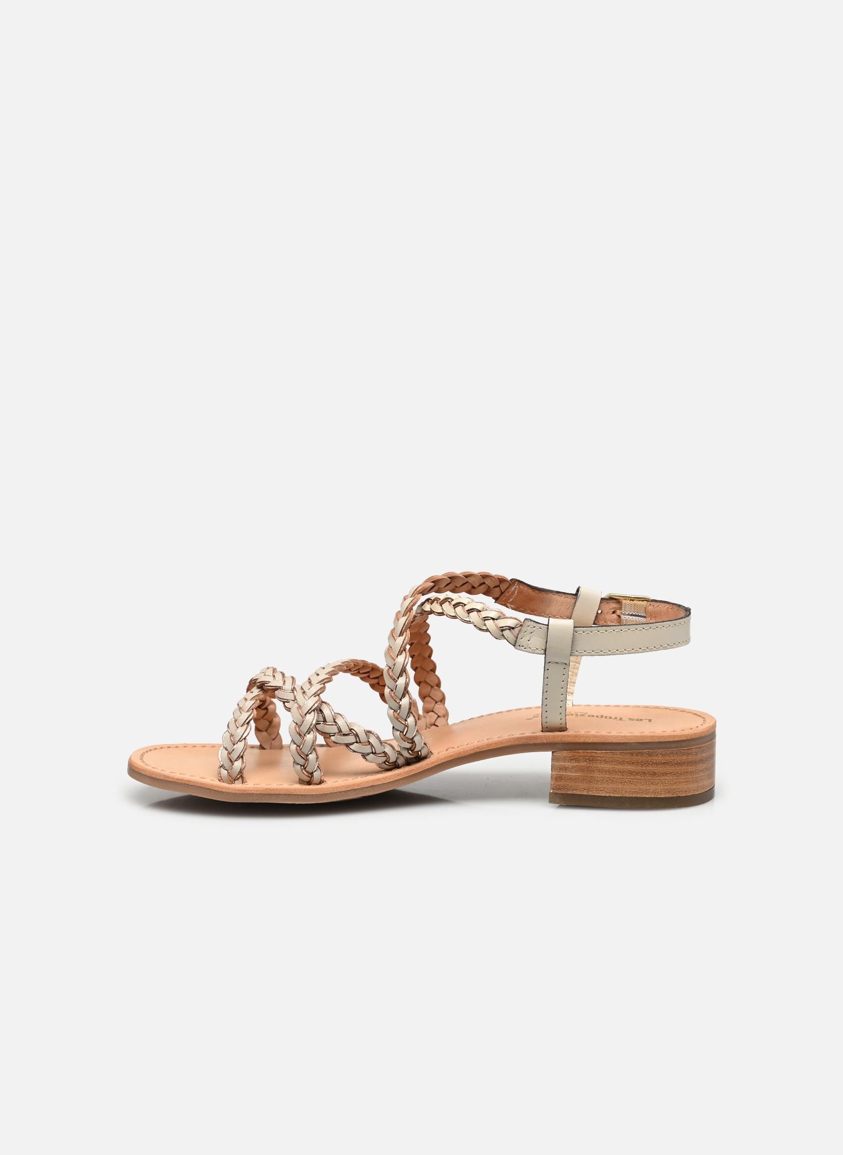 Sandales HAPIRON femme blanc Les Tropéziennes par M Belarbi Sandales HAPIRON femme blanc CREME