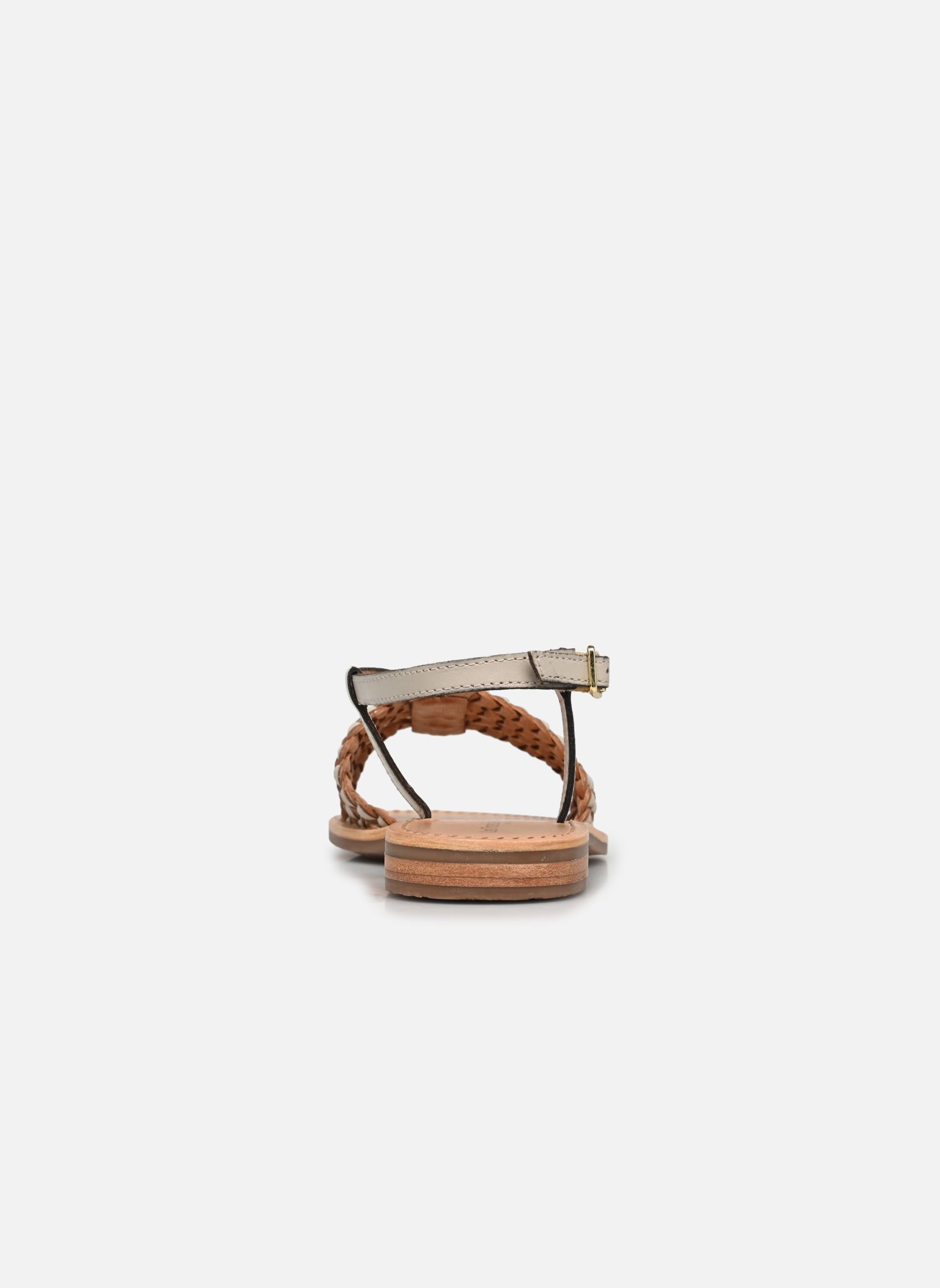 Platte sandalen HAPYLOU dames wit Les Tropéziennes par M Belarbi Platte sandalen HAPYLOU dames wit CREME