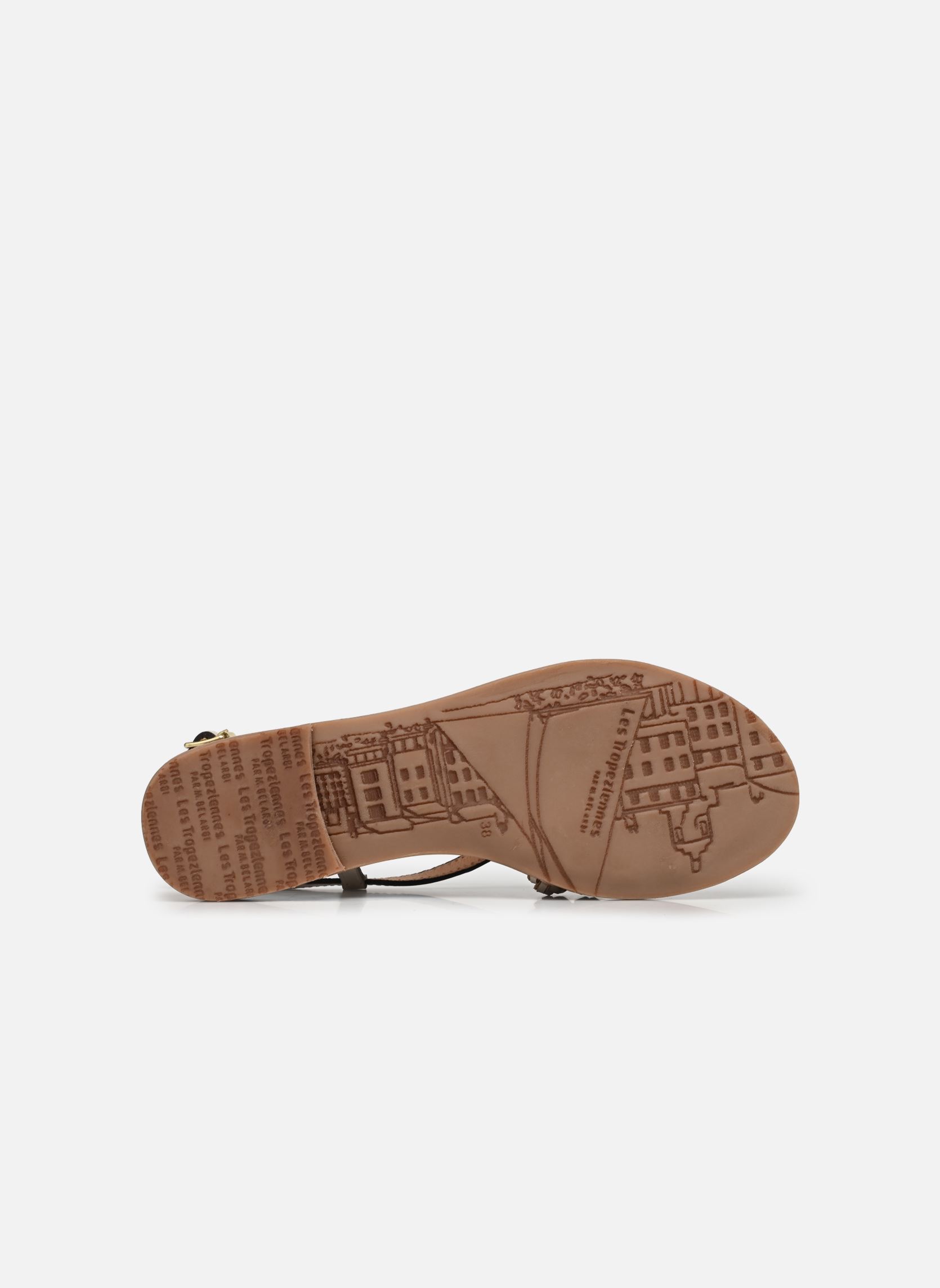 Platte sandalen HAPYLOU dames wit Les Tropéziennes par M Belarbi Platte sandalen HAPYLOU dames wit CREME