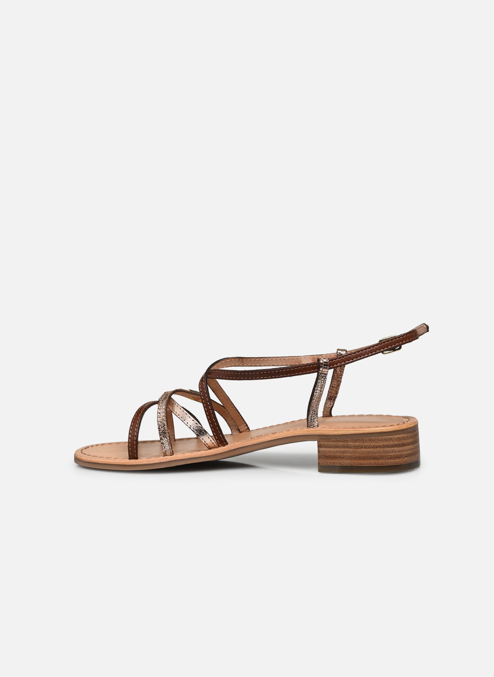 Sandalias HARRYNA mujer marrón Les Tropéziennes par M Belarbi Sandalias HARRYNA mujer marrón TAN OR