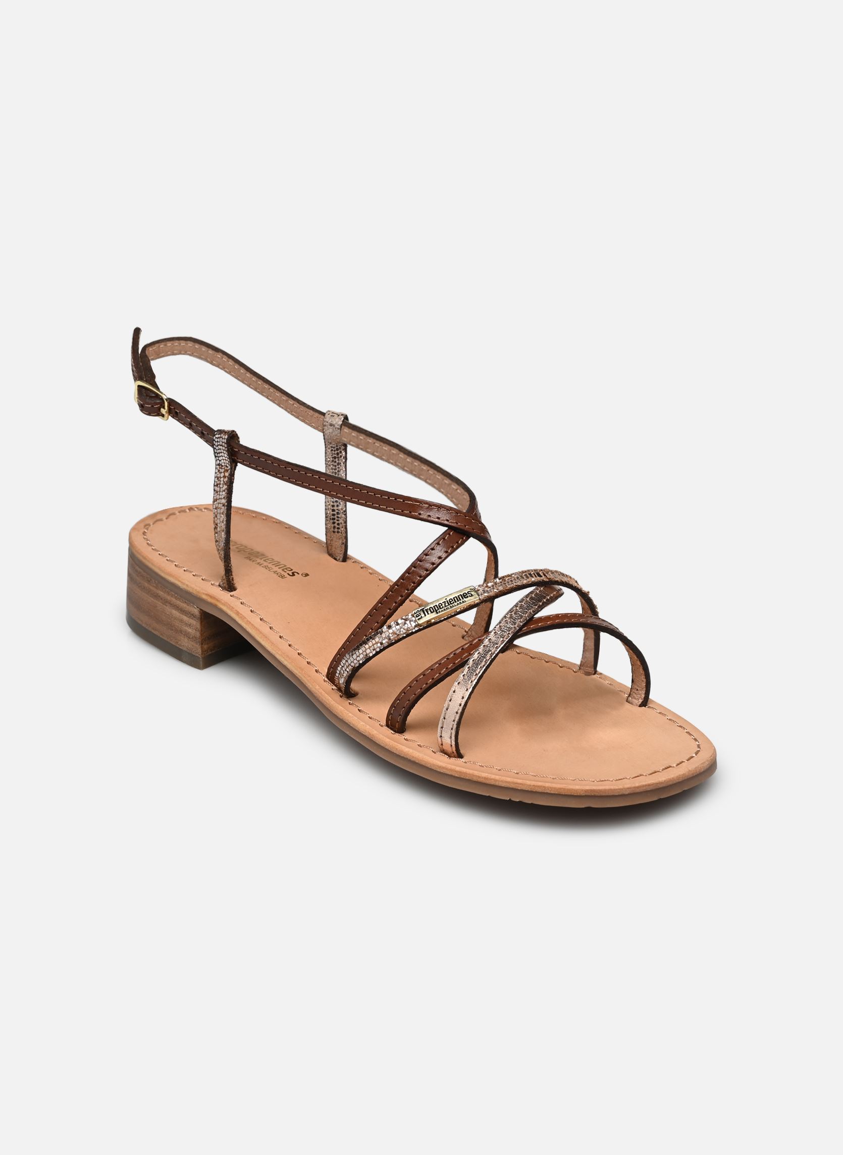 Sandalias HARRYNA mujer marrón Les Tropéziennes par M Belarbi Sandalias HARRYNA mujer marrón TAN OR