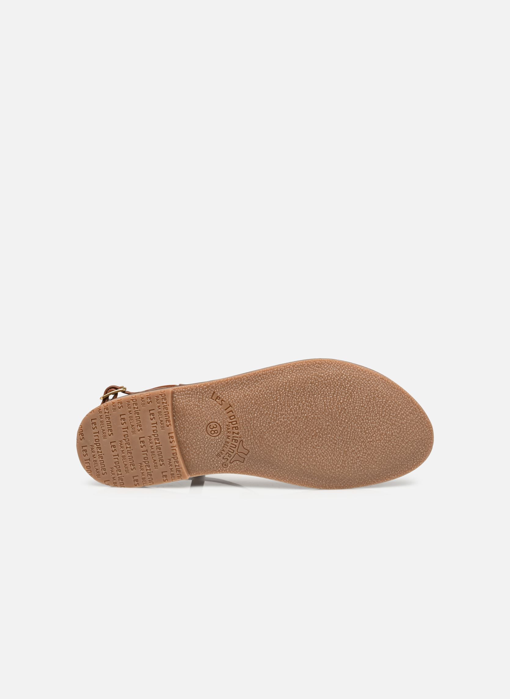 Platte sandalen HARVIL dames bruin Les Tropéziennes par M Belarbi Platte sandalen HARVIL dames bruin TAN