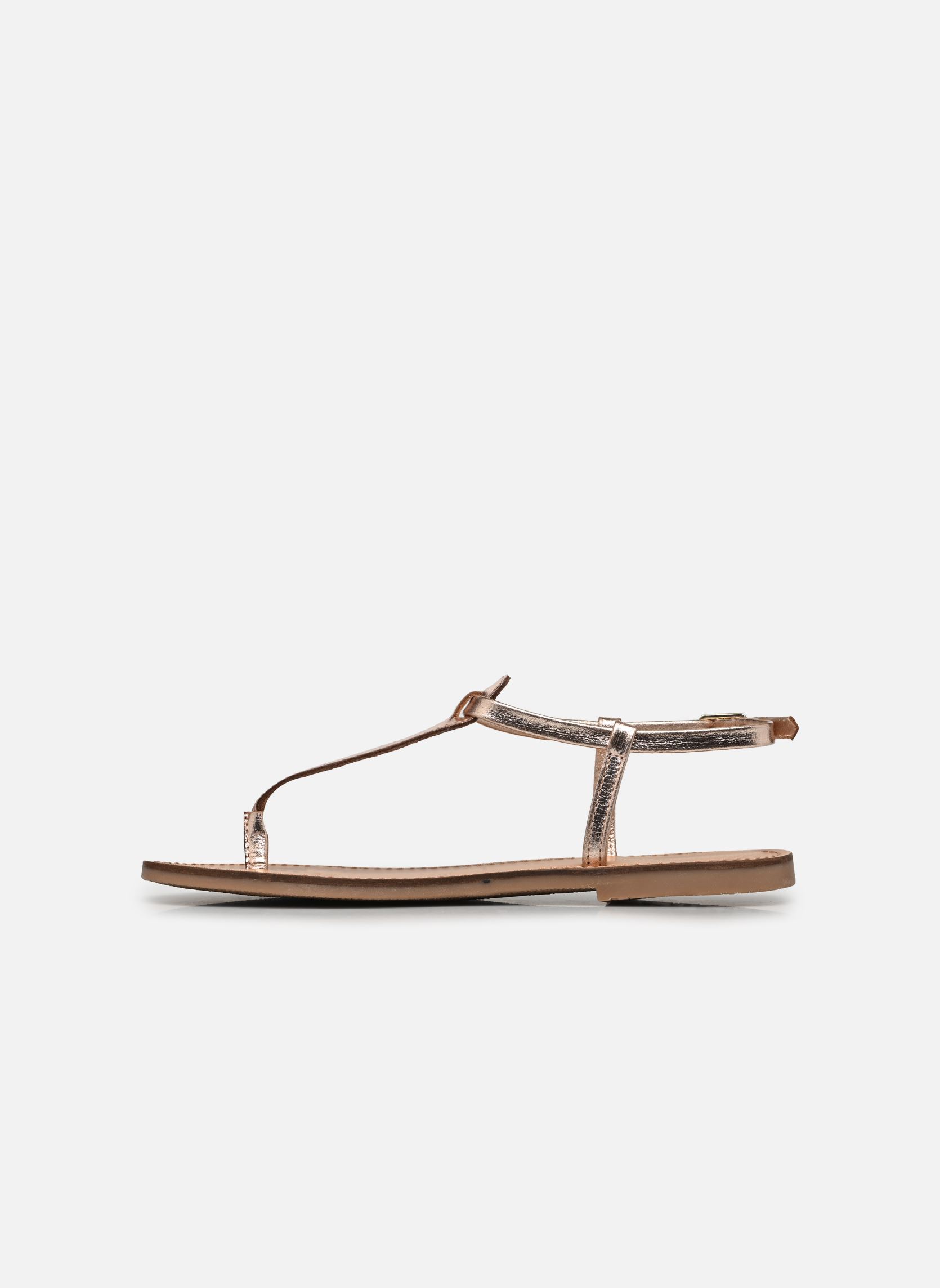 Platte sandalen HARVIL dames goud en brons Les Tropéziennes par M Belarbi Platte sandalen HARVIL dames goud en brons OR
