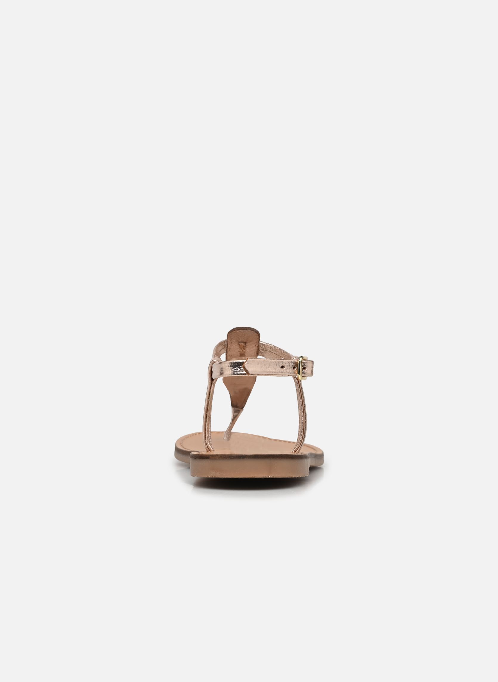 Platte sandalen HARVIL dames goud en brons Les Tropéziennes par M Belarbi Platte sandalen HARVIL dames goud en brons OR