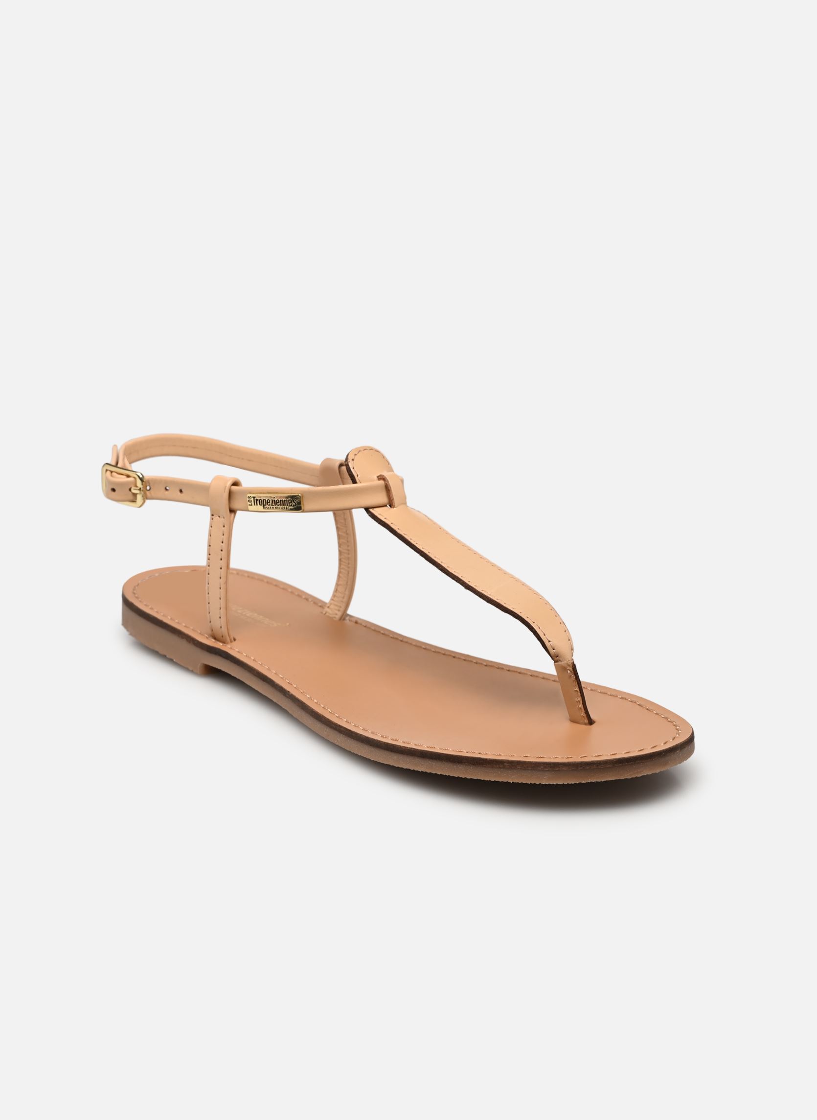 Platte sandalen HARVIL dames beige Les Tropéziennes par M Belarbi Platte sandalen HARVIL dames beige BEIGE
