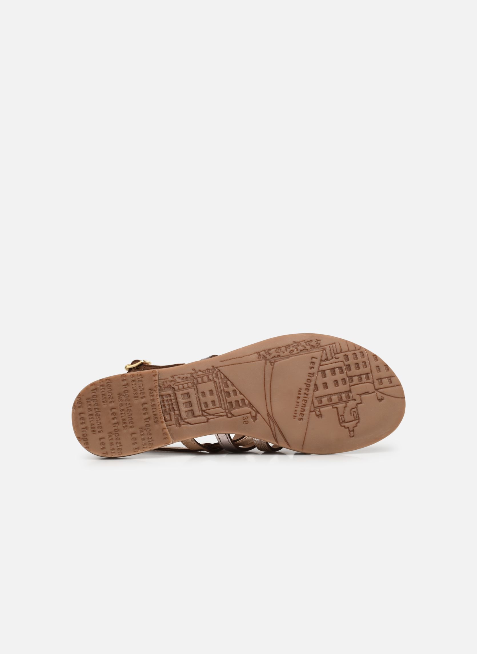 Sandali piatti HAVAGUM donna oro e bronzo Les Tropéziennes par M Belarbi Sandali piatti HAVAGUM donna oro e bronzo OR MULTI