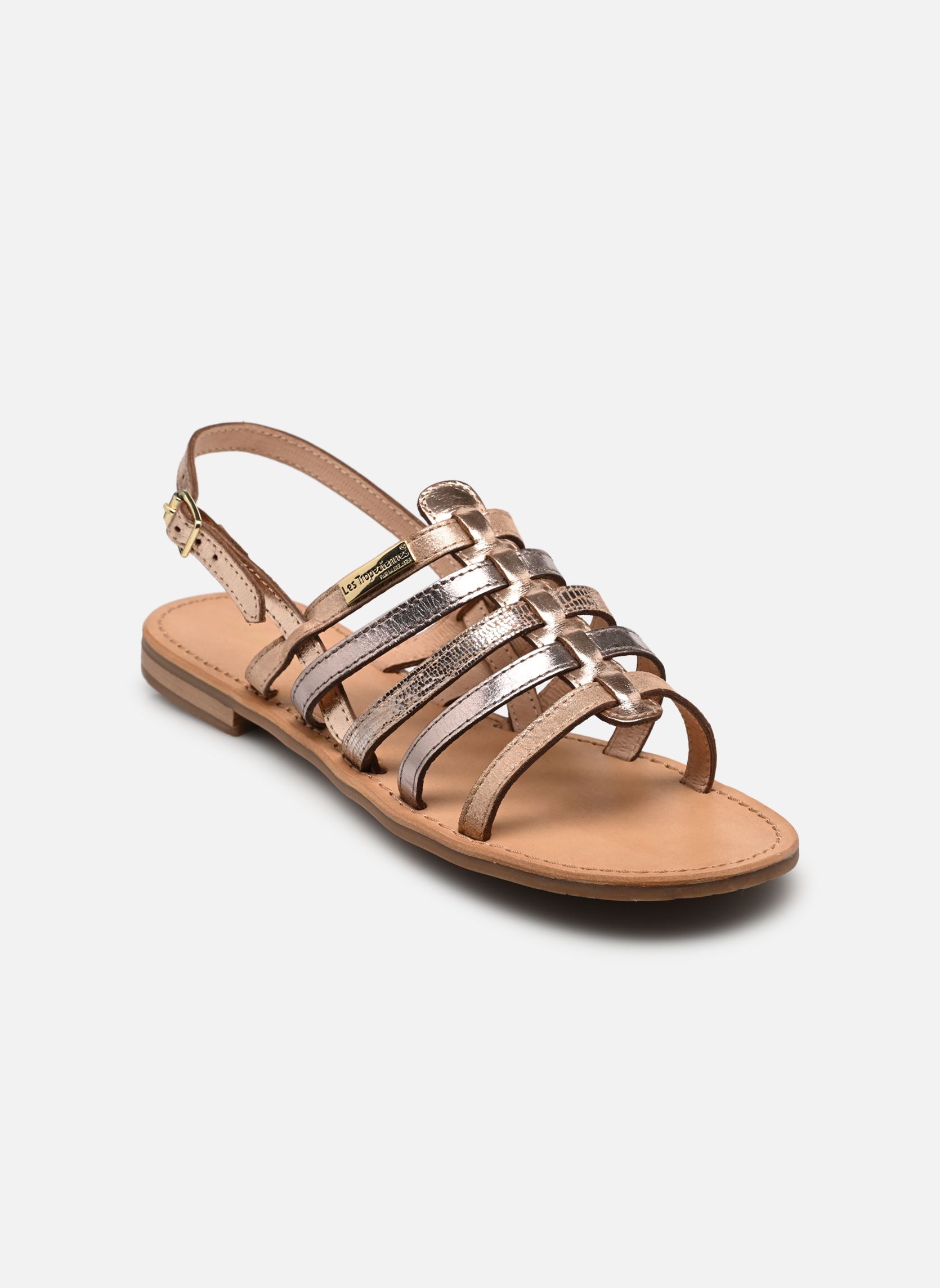 Sandali piatti HAVAGUM donna oro e bronzo Les Tropéziennes par M Belarbi Sandali piatti HAVAGUM donna oro e bronzo OR MULTI