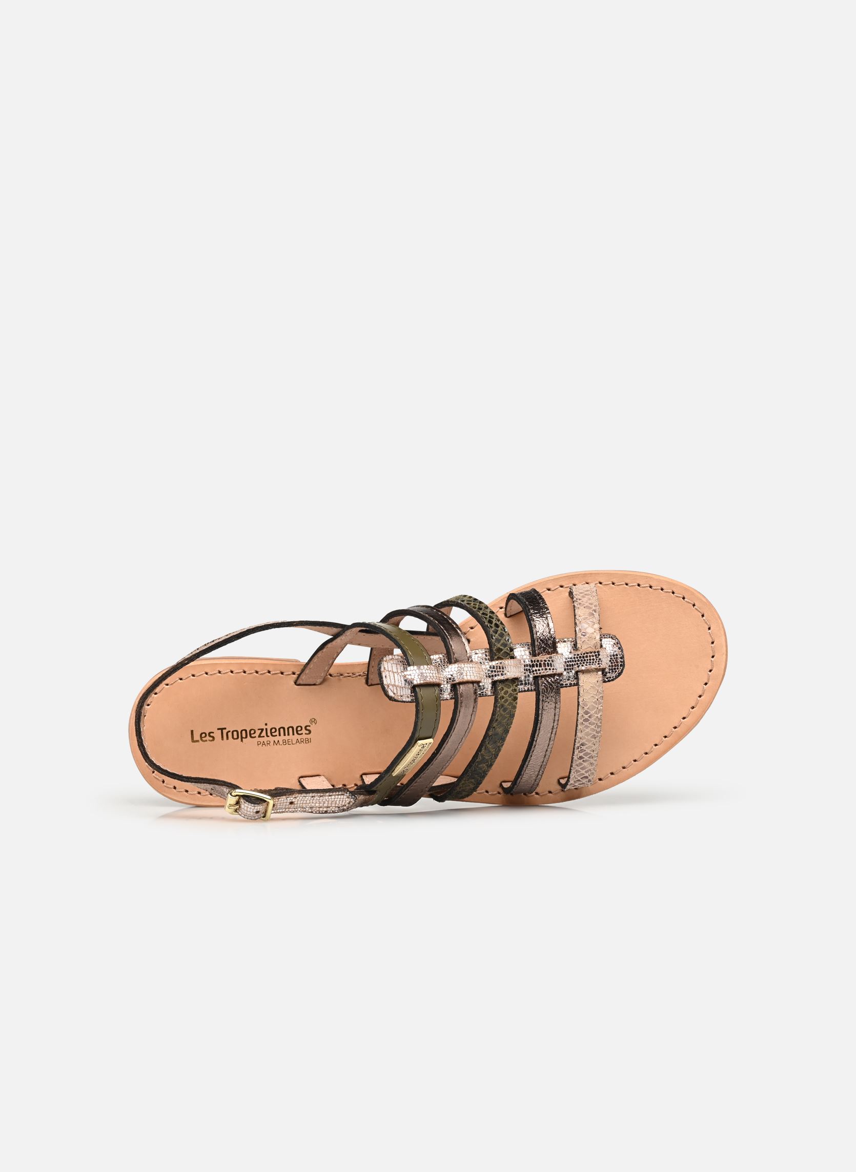 Sandali piatti HAVAGUM donna verde Les Tropéziennes par M Belarbi Sandali piatti HAVAGUM donna verde KAKI MULTI