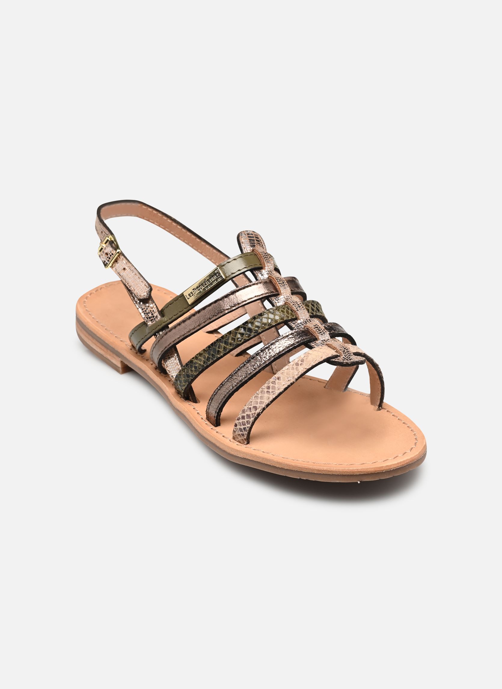 Sandali piatti HAVAGUM donna verde Les Tropéziennes par M Belarbi Sandali piatti HAVAGUM donna verde KAKI MULTI