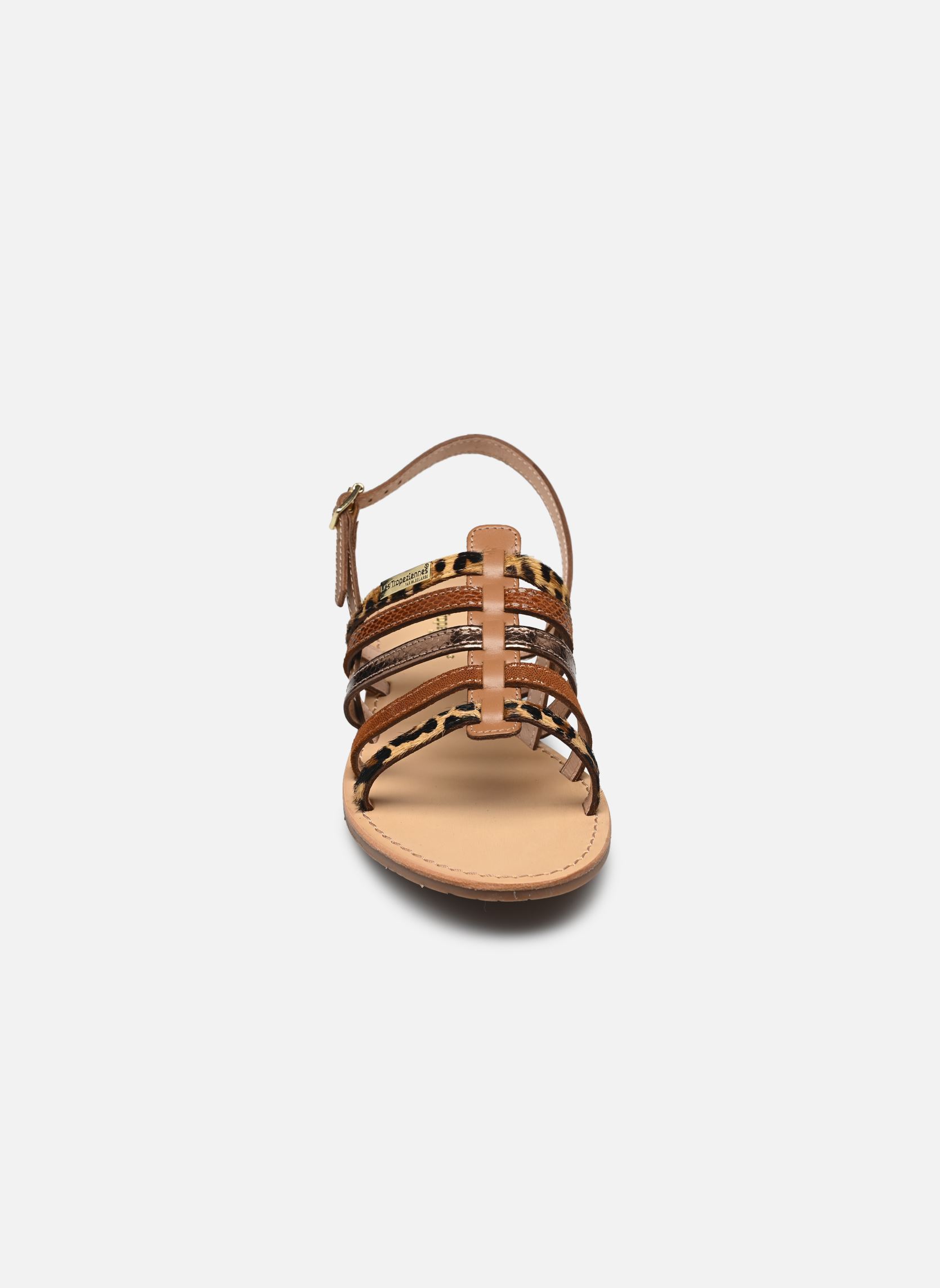 Sandalias planas HAVAGUM mujer oro y bronce Les Tropéziennes par M Belarbi Sandalias planas HAVAGUM mujer oro y bronce BRONZE LEOPARD