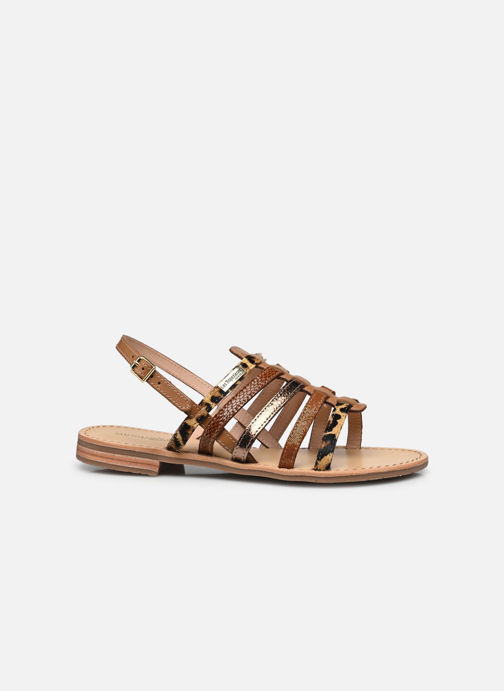 Sandalias planas HAVAGUM mujer oro y bronce Les Tropéziennes par M Belarbi Sandalias planas HAVAGUM mujer oro y bronce BRONZE LEOPARD