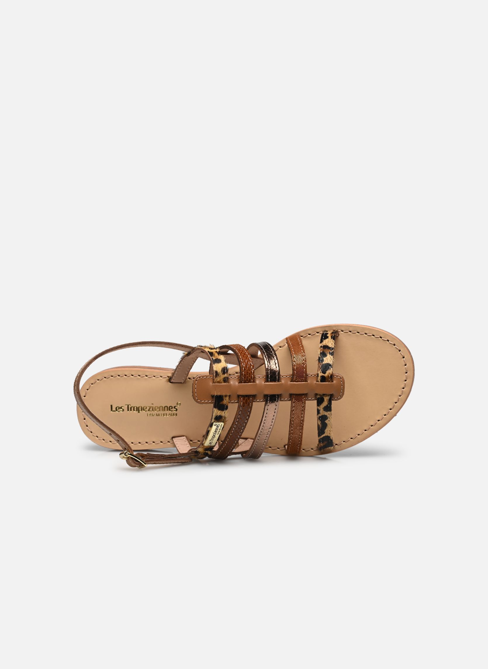 Sandalias planas HAVAGUM mujer oro y bronce Les Tropéziennes par M Belarbi Sandalias planas HAVAGUM mujer oro y bronce BRONZE LEOPARD