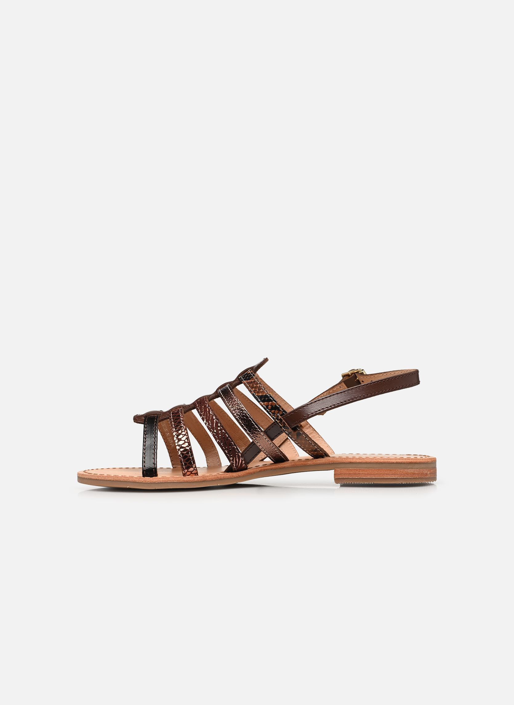 Flache Sandalen HAVAGUM damen braun Les Tropéziennes par M Belarbi Flache Sandalen HAVAGUM damen braun CHOCOLAT-MULTI
