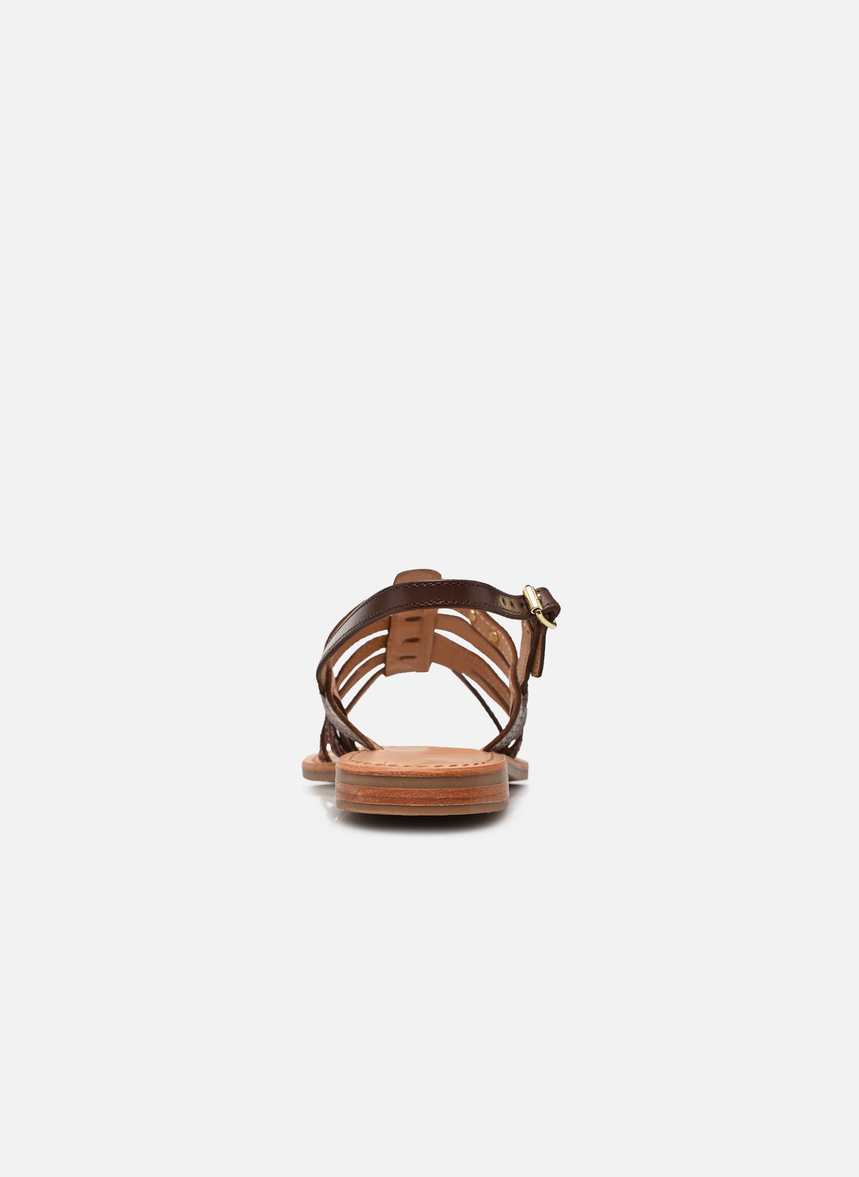 Flache Sandalen HAVAGUM damen braun Les Tropéziennes par M Belarbi Flache Sandalen HAVAGUM damen braun CHOCOLAT-MULTI