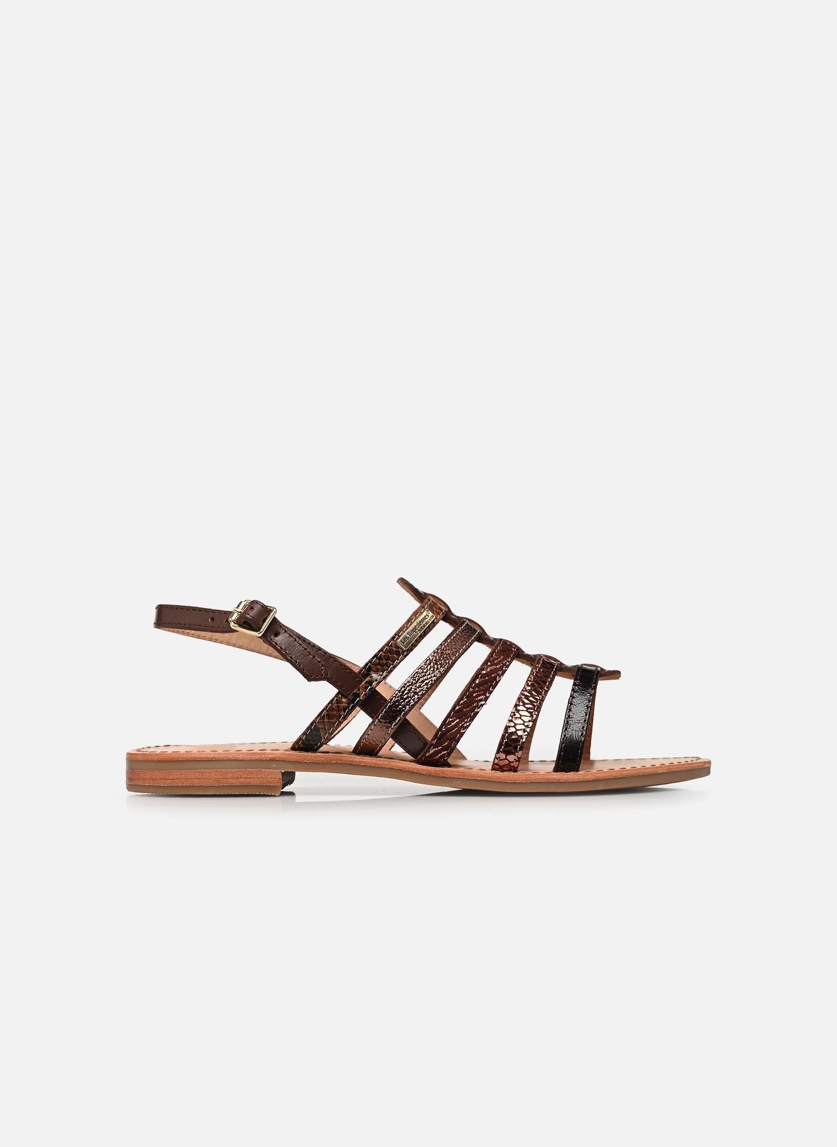 Flache Sandalen HAVAGUM damen braun Les Tropéziennes par M Belarbi Flache Sandalen HAVAGUM damen braun CHOCOLAT-MULTI