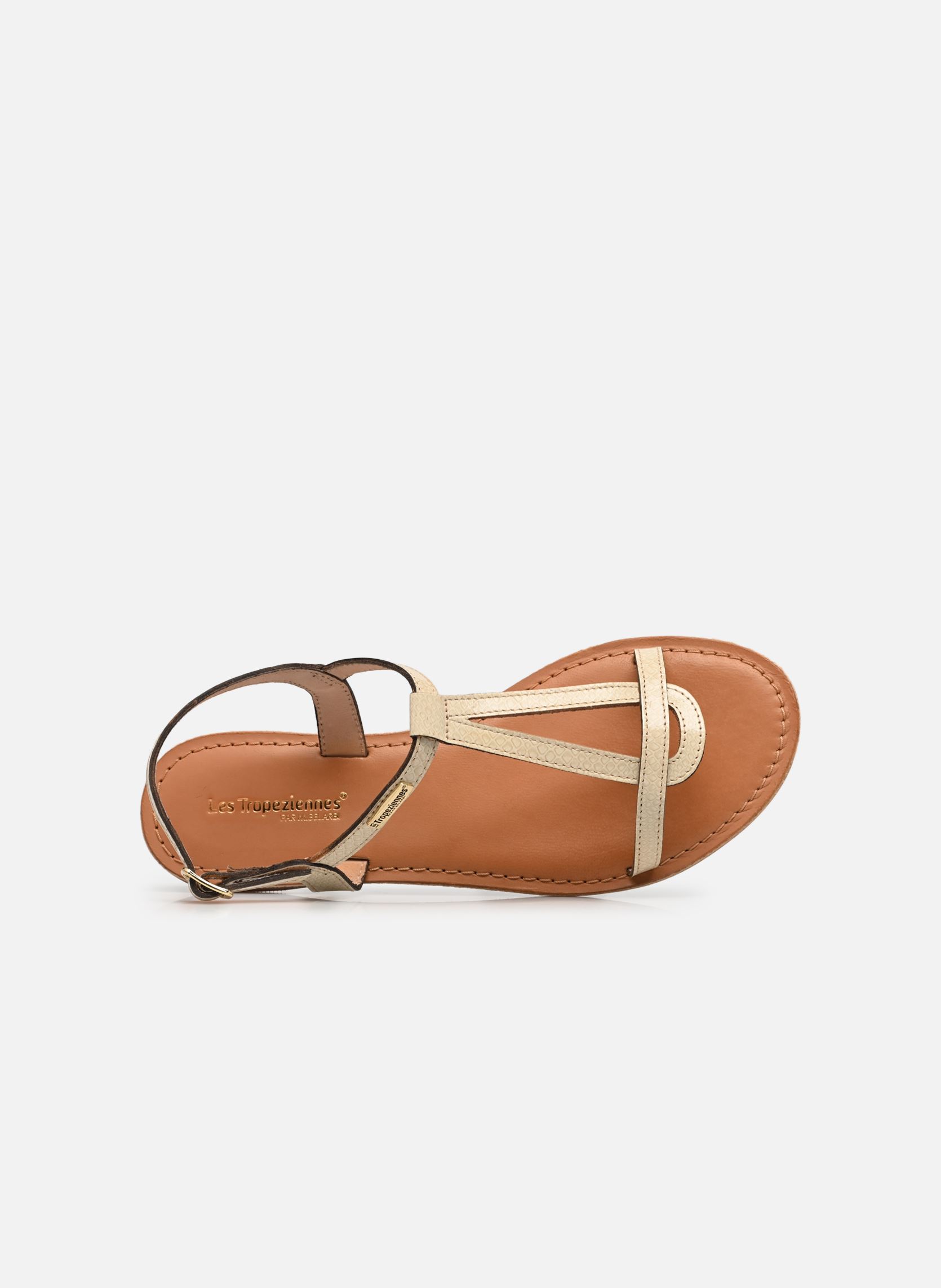 Sandales plates HEMAIL femme blanc Les Tropéziennes par M Belarbi Sandales plates HEMAIL femme blanc CREME