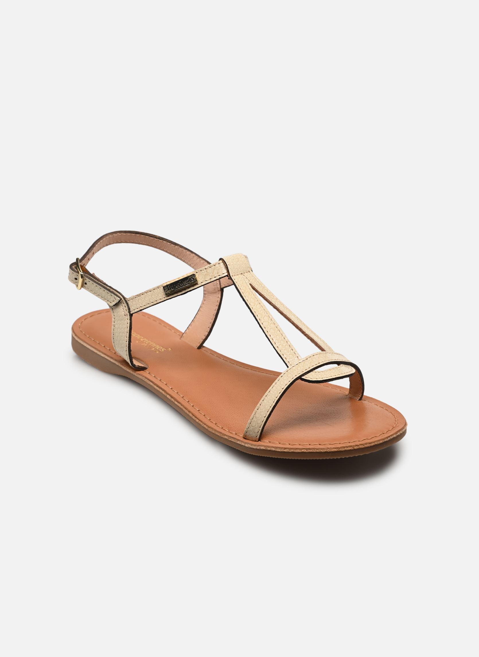 Sandales plates HEMAIL femme blanc Les Tropéziennes par M Belarbi Sandales plates HEMAIL femme blanc CREME