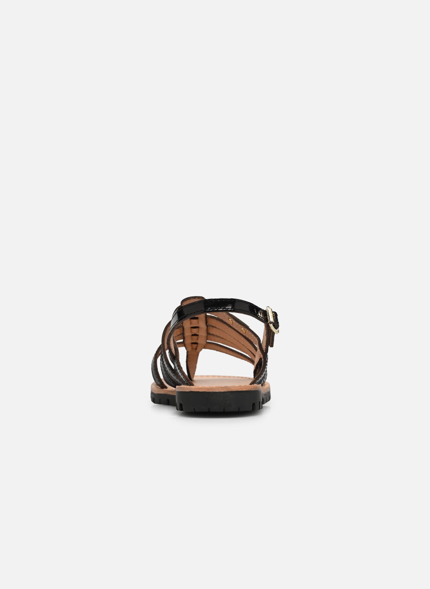 Flache Sandalen HEXACO damen schwarz Les Tropéziennes par M Belarbi Flache Sandalen HEXACO damen schwarz VERNI NOIR