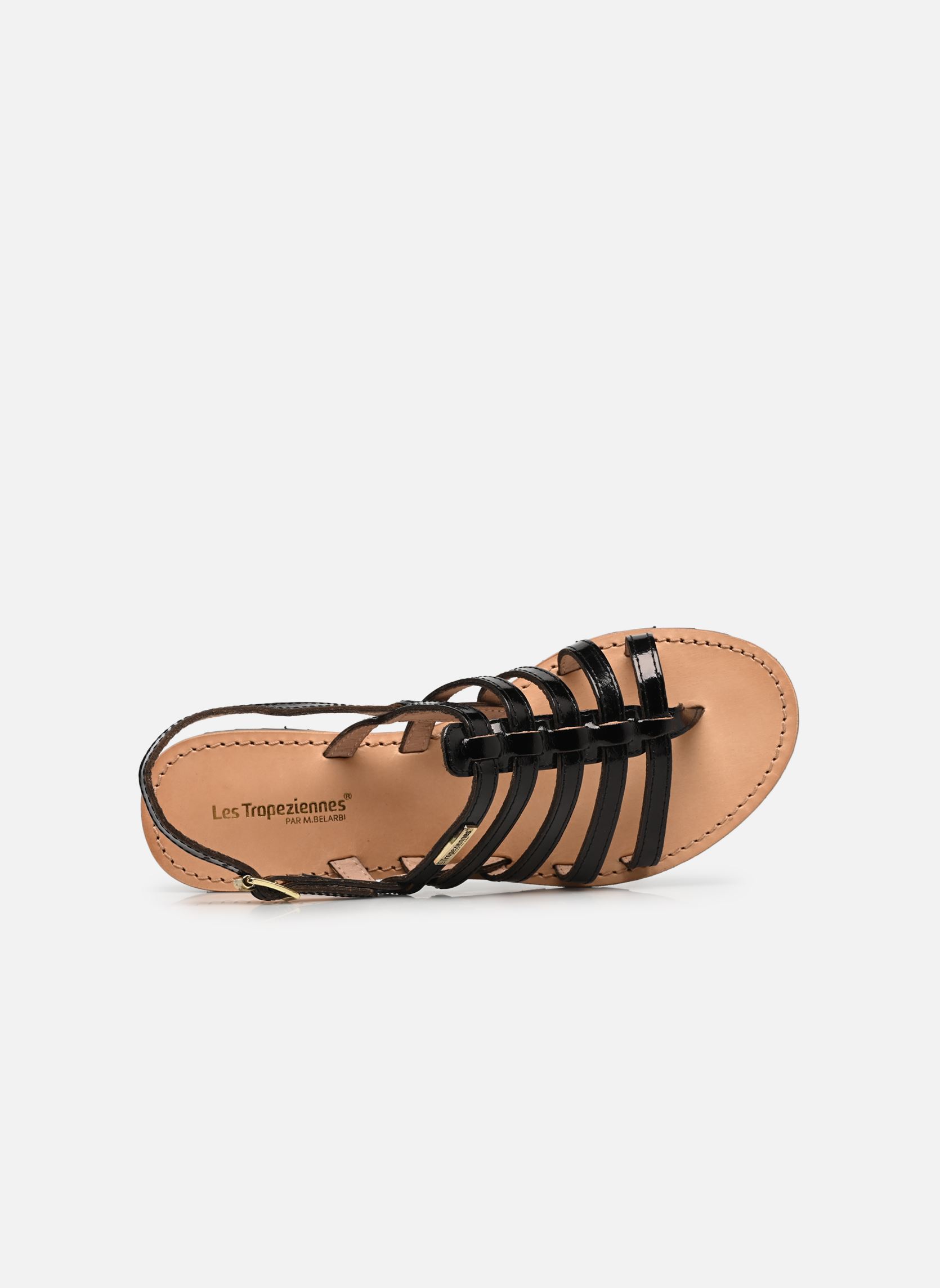 Flache Sandalen HEXACO damen schwarz Les Tropéziennes par M Belarbi Flache Sandalen HEXACO damen schwarz VERNI NOIR