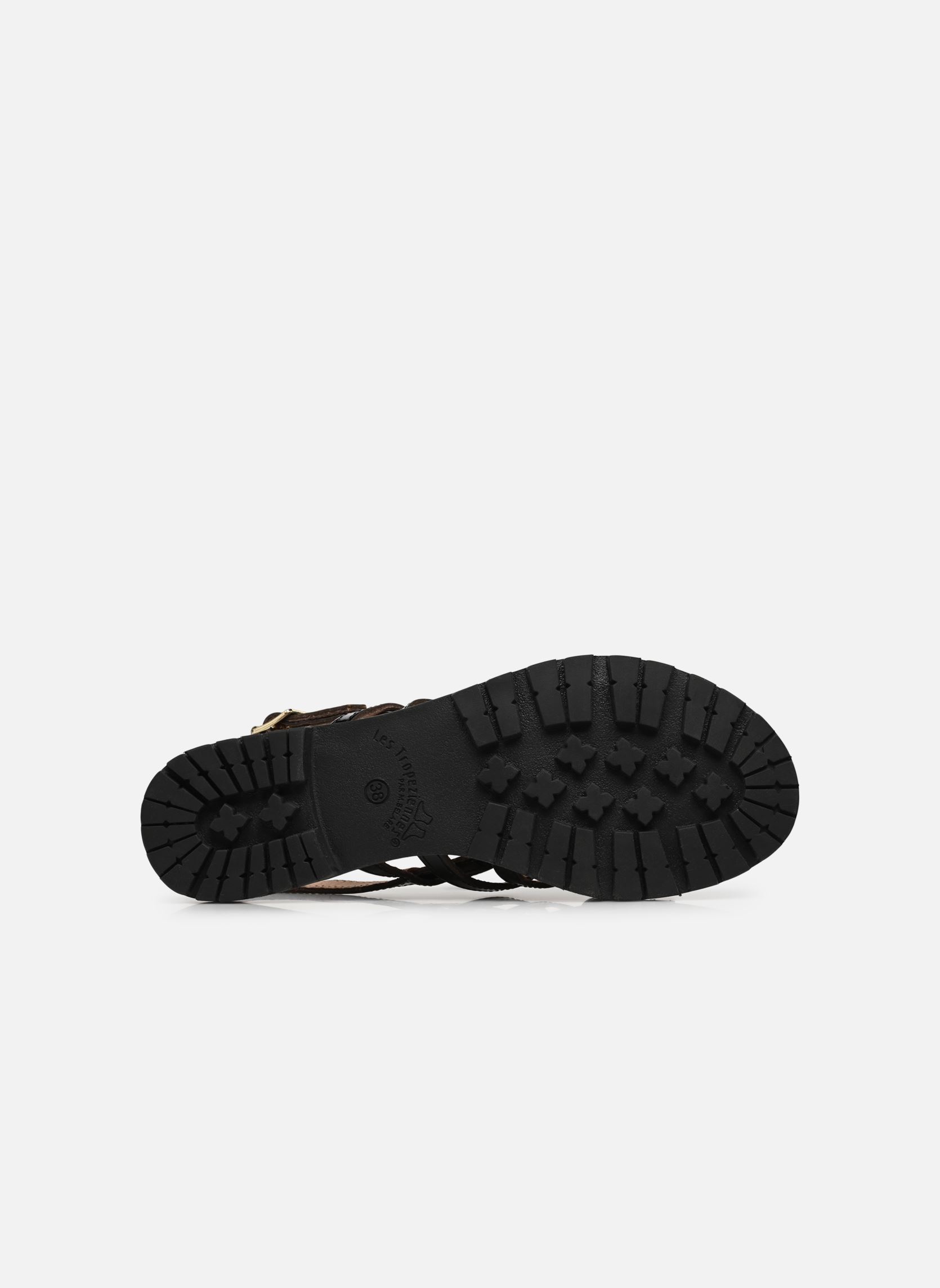 Flache Sandalen HEXACO damen schwarz Les Tropéziennes par M Belarbi Flache Sandalen HEXACO damen schwarz VERNI NOIR