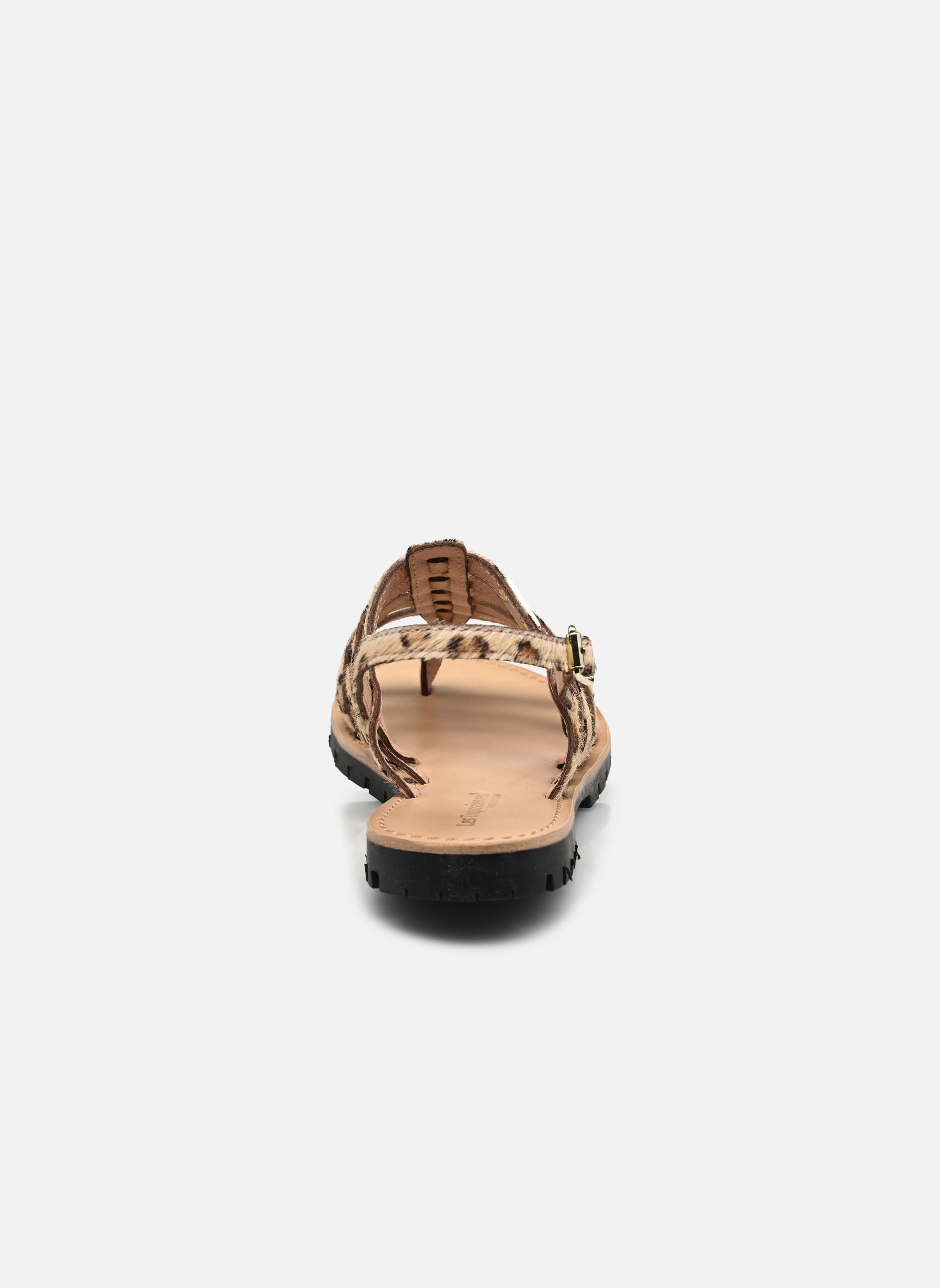 Sandalias planas HEXACO mujer beige Les Tropéziennes par M Belarbi Sandalias planas HEXACO mujer beige LEOPARD