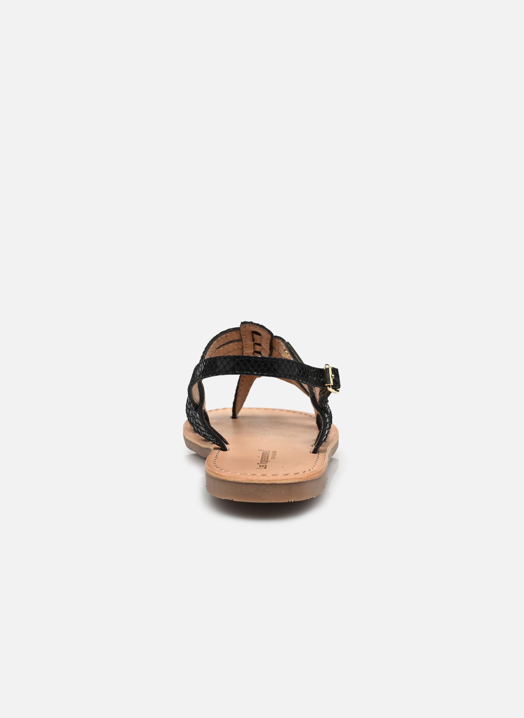 Flache Sandalen HIKA damen schwarz Les Tropéziennes par M Belarbi Flache Sandalen HIKA damen schwarz NOIR SERPENT