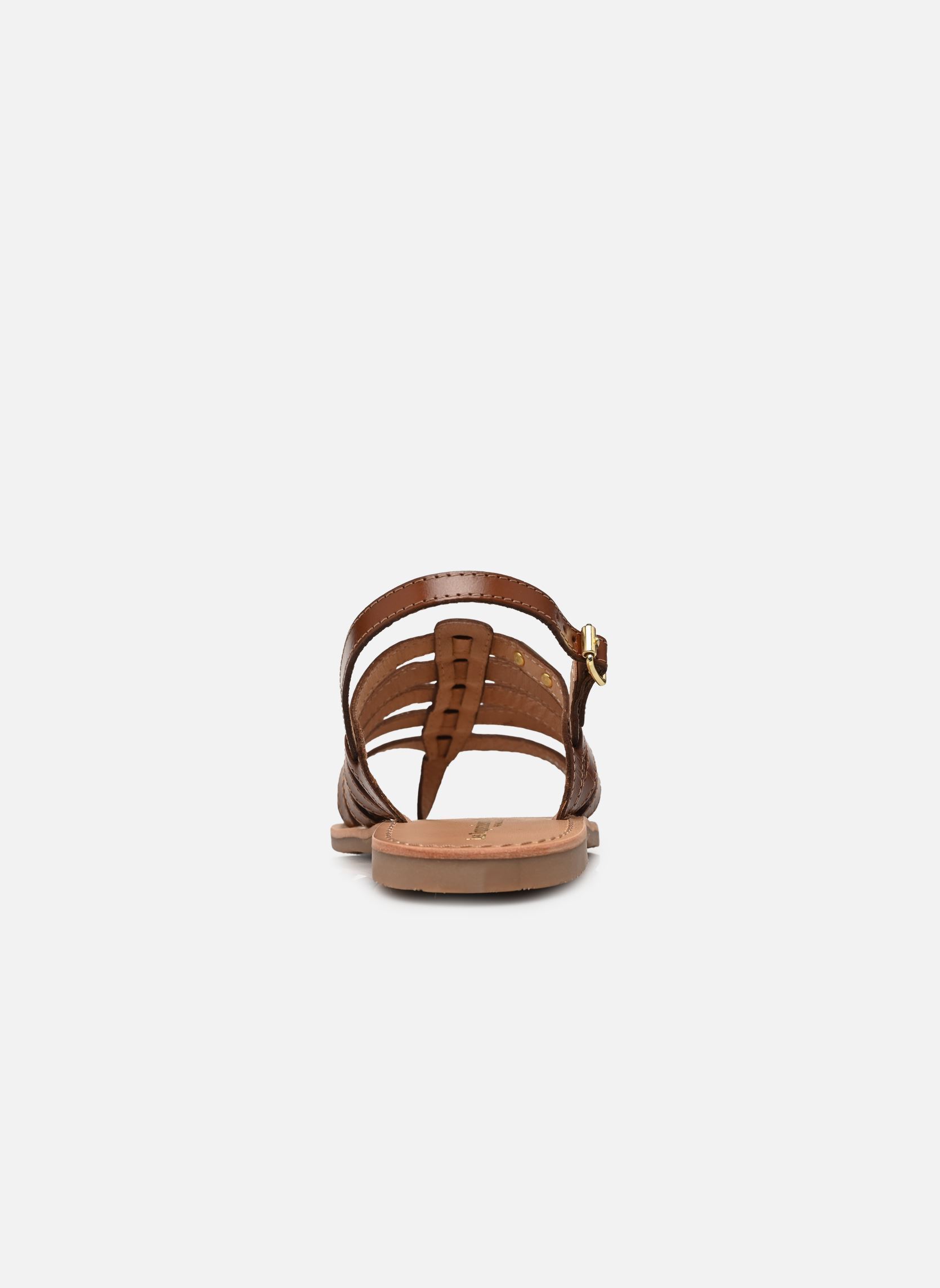 Sandales plates HIKA femme marron Les Tropéziennes par M Belarbi Sandales plates HIKA femme marron TAN