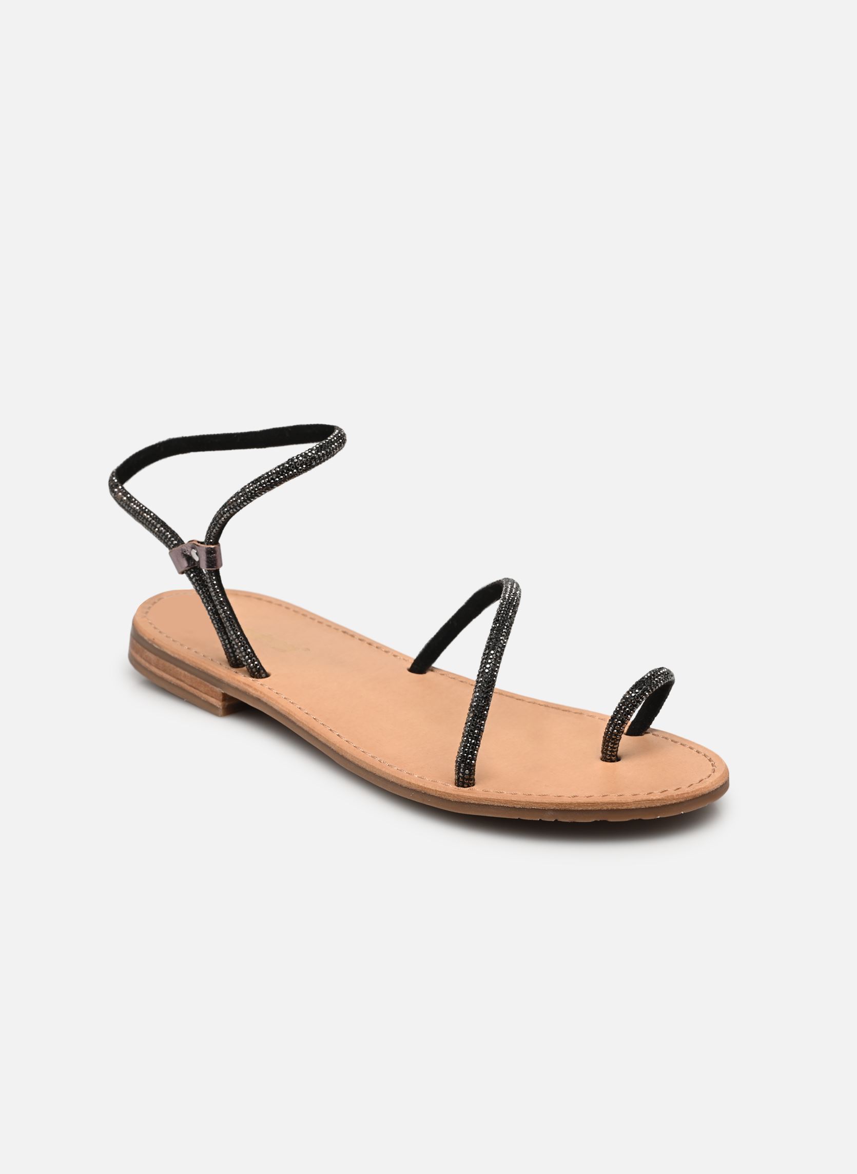 Sandalen HODAXA damen silber Les Tropéziennes par M Belarbi Sandalen HODAXA damen silber Argent Fonce