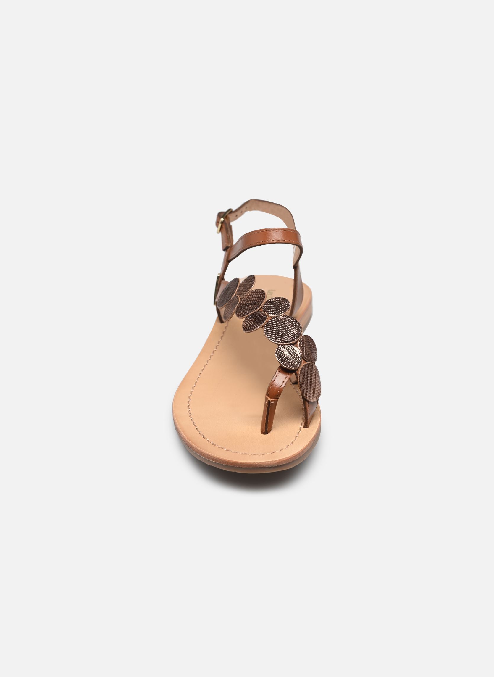 Flache Sandalen HOLLY damen braun Les Tropéziennes par M Belarbi Flache Sandalen HOLLY damen braun TAN-BRONZE