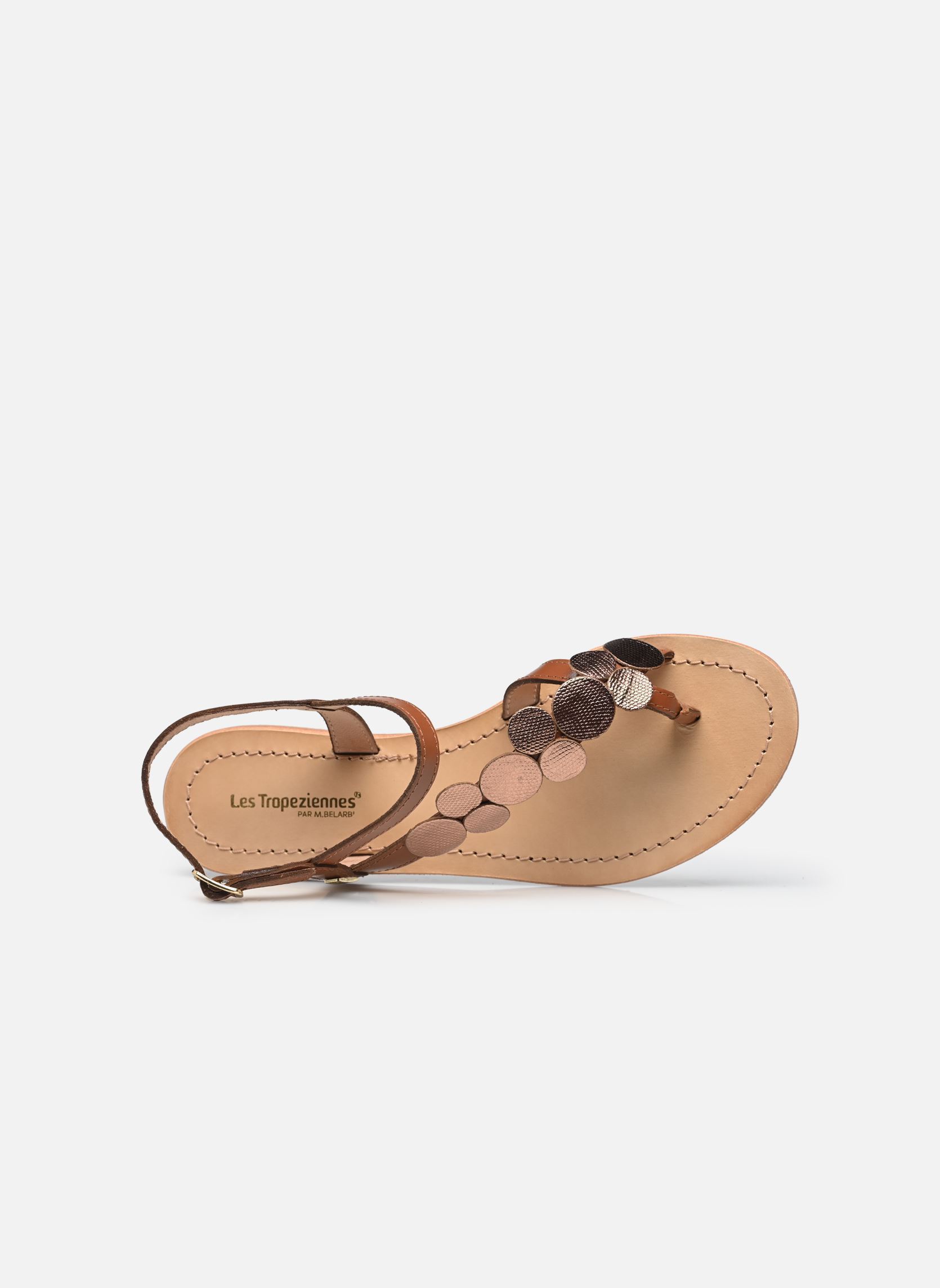 Flache Sandalen HOLLY damen braun Les Tropéziennes par M Belarbi Flache Sandalen HOLLY damen braun TAN-BRONZE