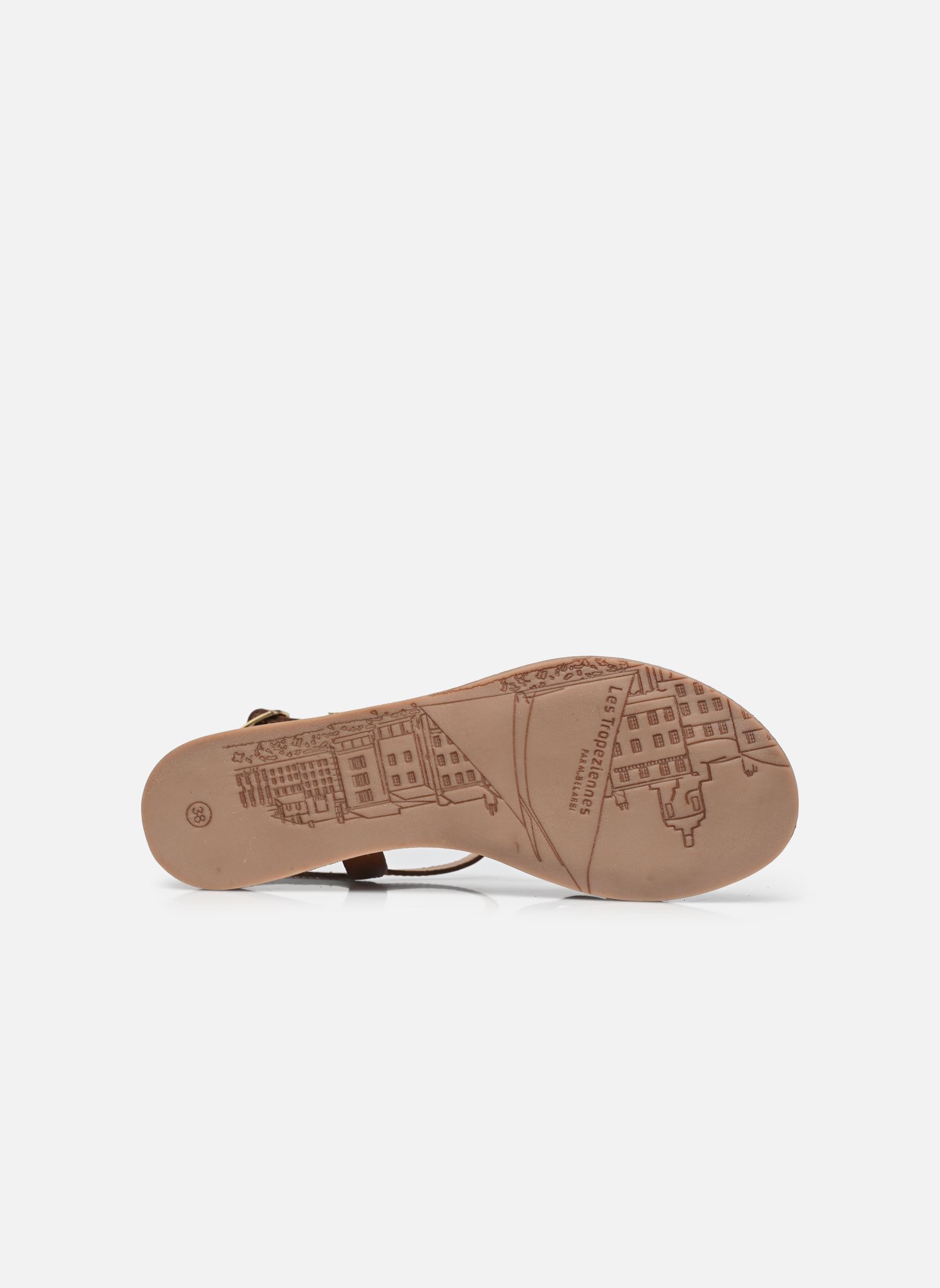 Flache Sandalen HOLLY damen braun Les Tropéziennes par M Belarbi Flache Sandalen HOLLY damen braun TAN-BRONZE