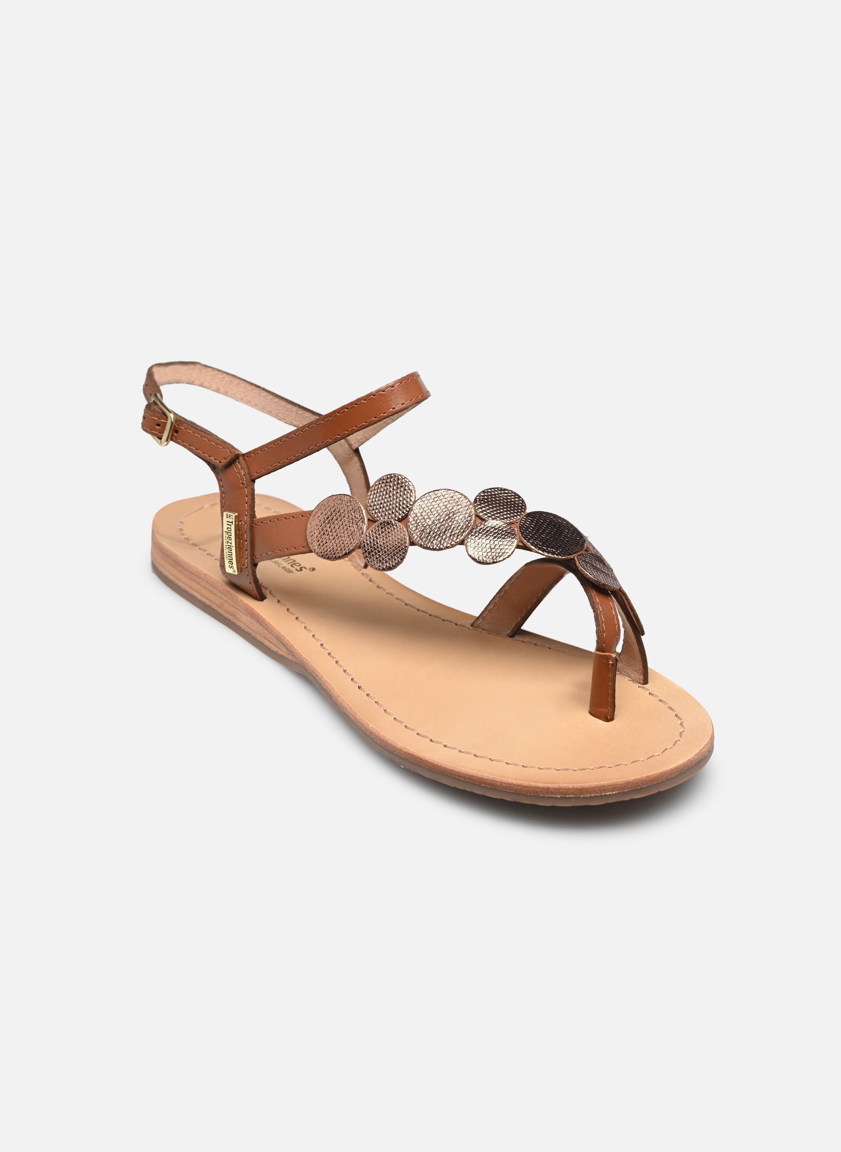 Flache Sandalen HOLLY damen braun Les Tropéziennes par M Belarbi Flache Sandalen HOLLY damen braun TAN-BRONZE