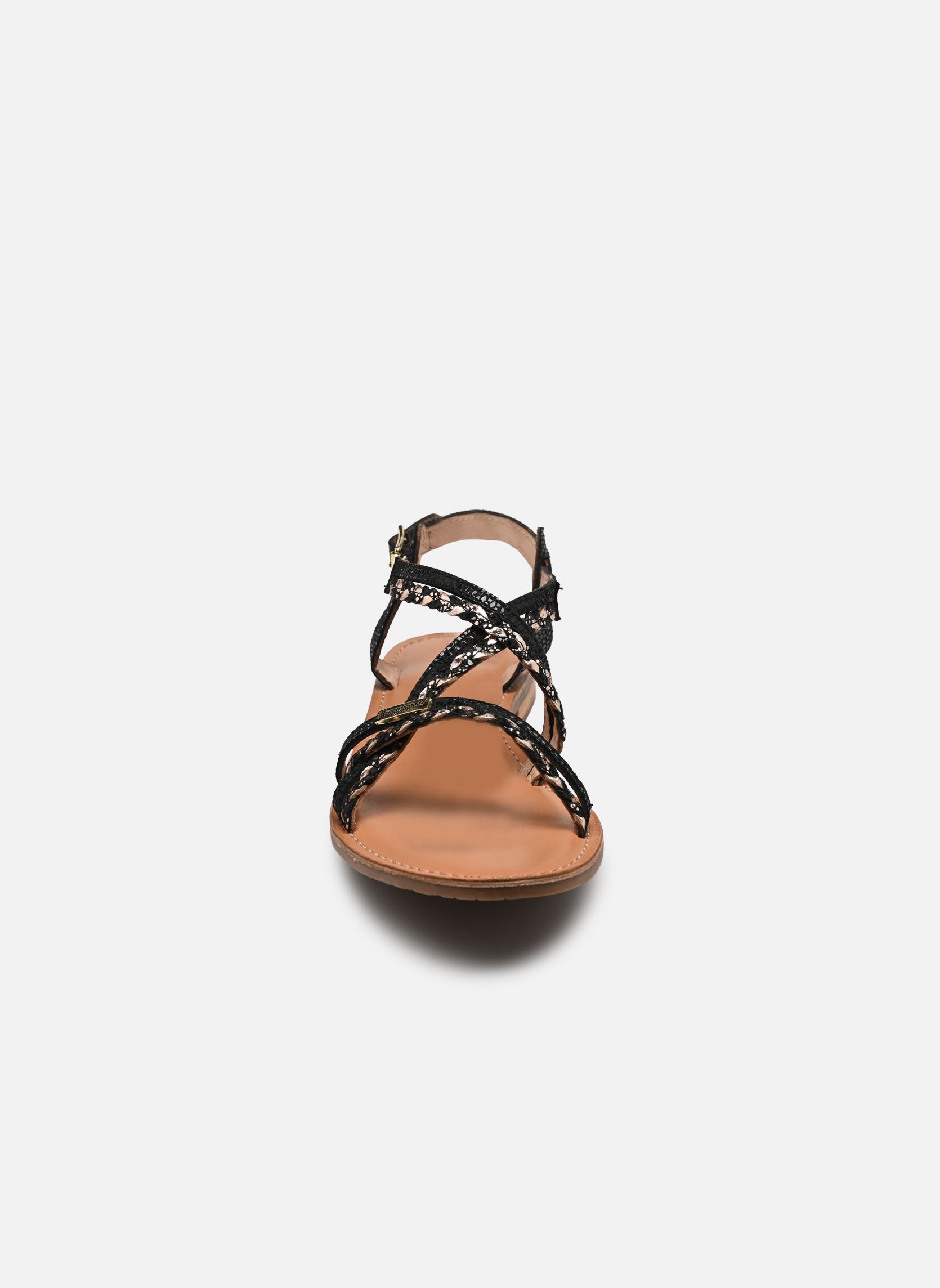 Sandali piatti HOMONGO donna nero Les Tropéziennes par M Belarbi Sandali piatti HOMONGO donna nero Noir Multi