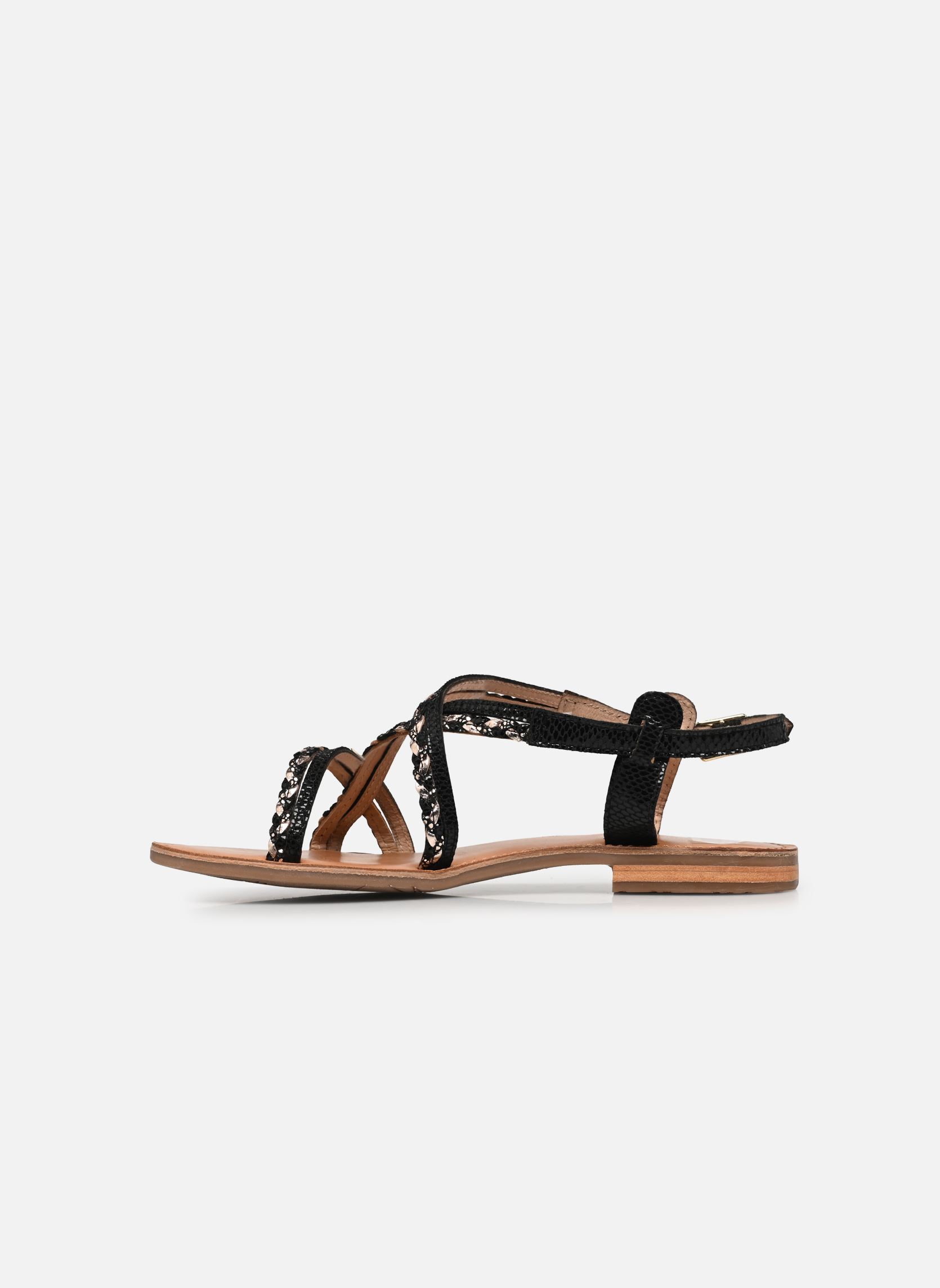 Sandali piatti HOMONGO donna nero Les Tropéziennes par M Belarbi Sandali piatti HOMONGO donna nero Noir Multi