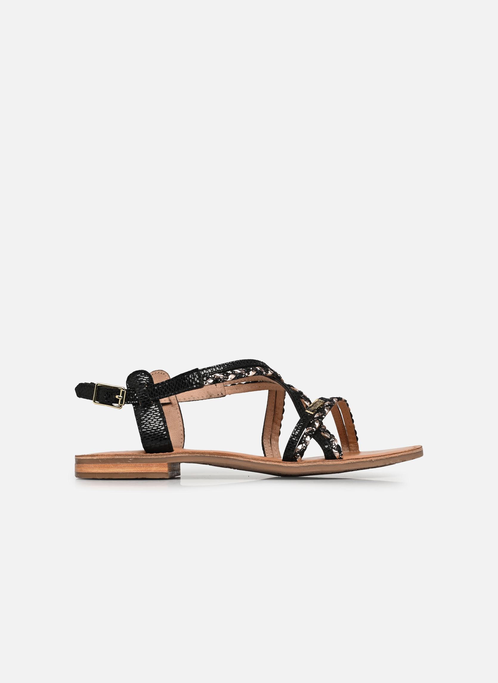 Sandali piatti HOMONGO donna nero Les Tropéziennes par M Belarbi Sandali piatti HOMONGO donna nero Noir Multi
