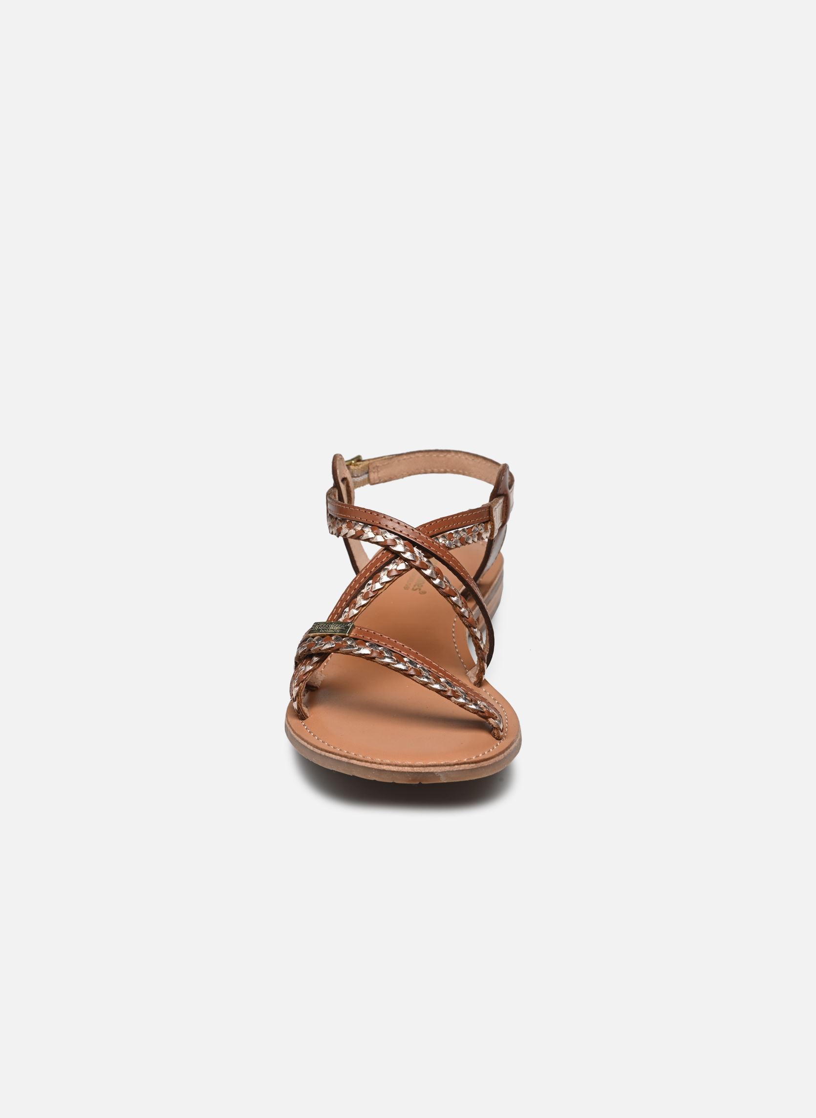Sandali piatti HOMONGO donna marrone Les Tropéziennes par M Belarbi Sandali piatti HOMONGO donna marrone TAN-MULTI