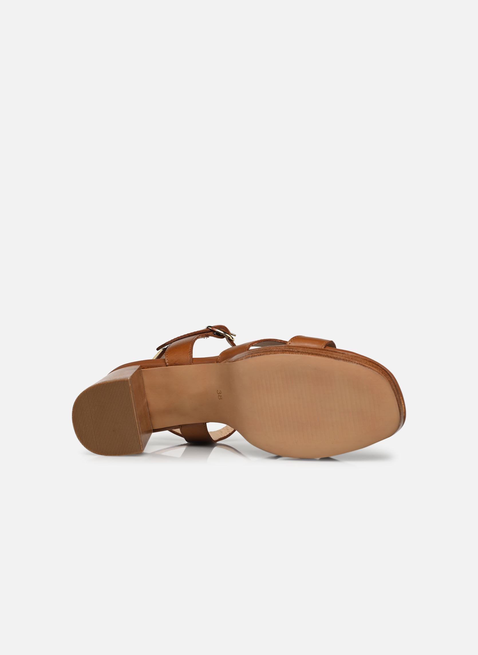 Sandales LINESS femme marron Les Tropéziennes par M Belarbi Sandales LINESS femme marron Tan