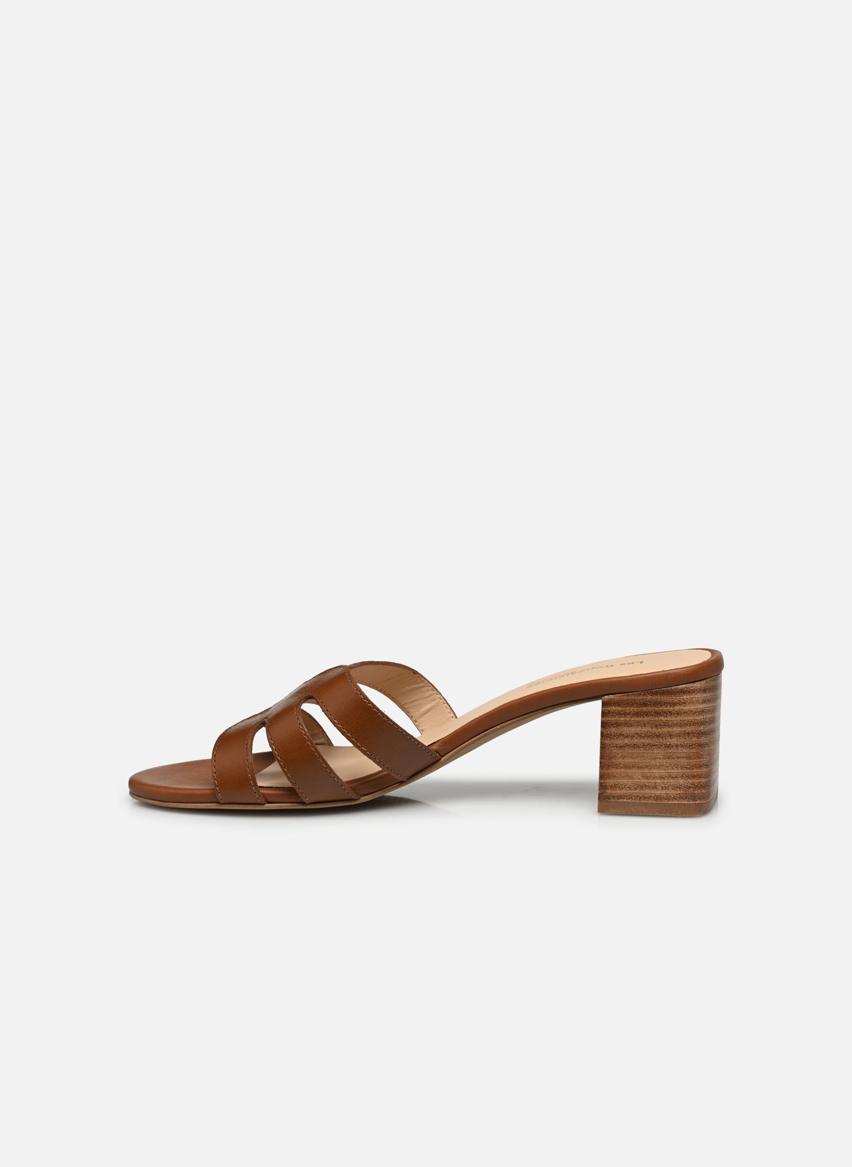 Pantoletten und Clogs LIVIA damen braun Les Tropéziennes par M Belarbi Pantoletten und Clogs LIVIA damen braun TAN