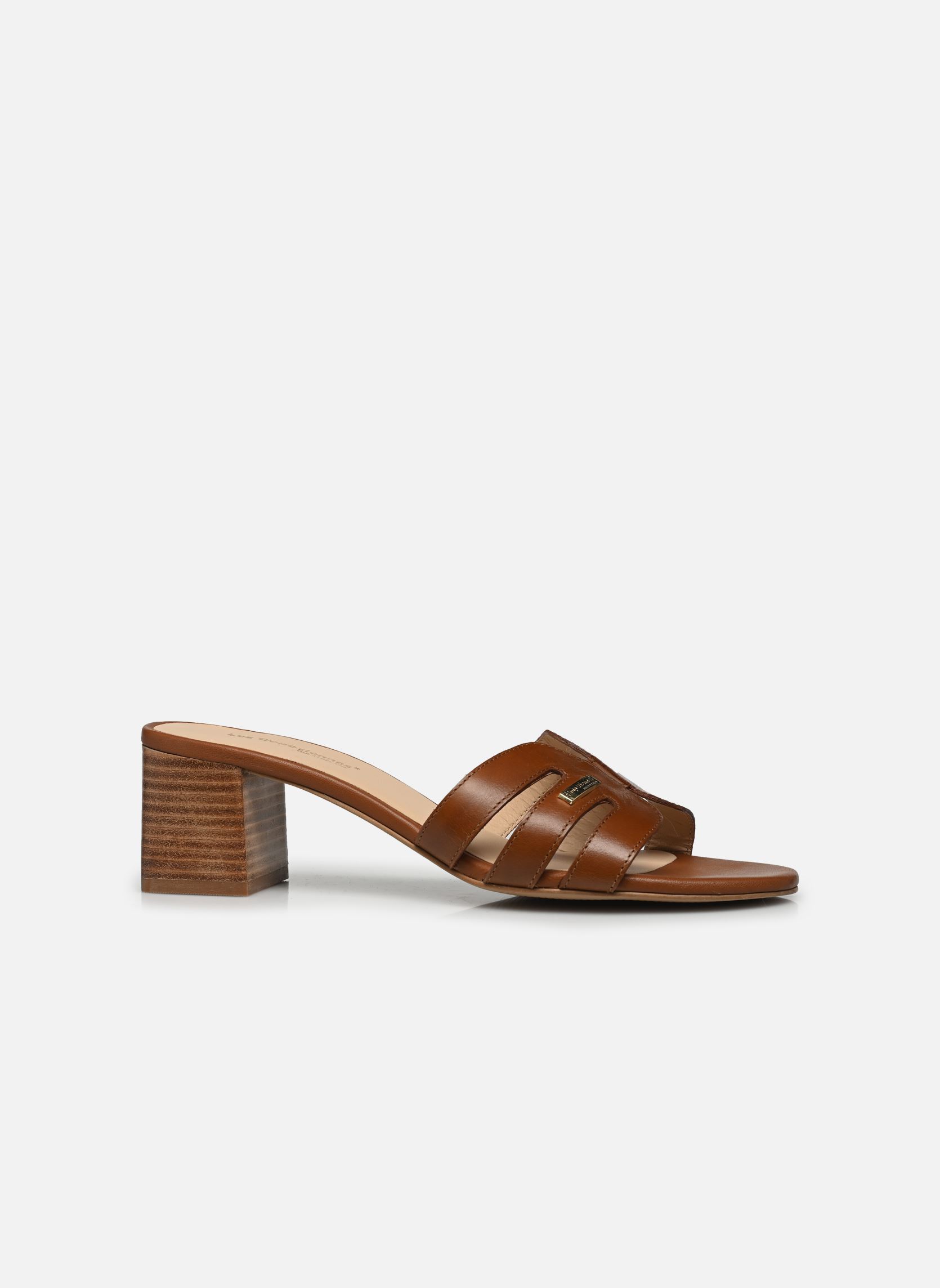 Pantoletten und Clogs LIVIA damen braun Les Tropéziennes par M Belarbi Pantoletten und Clogs LIVIA damen braun TAN