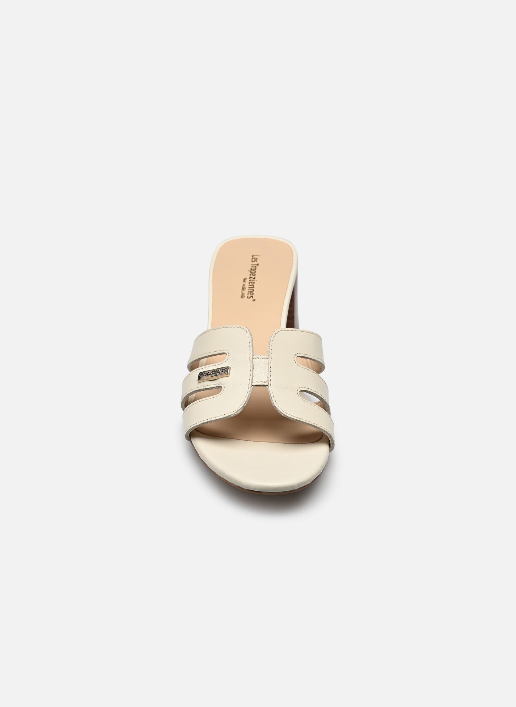 Zuecos y mules LIVIA mujer blanco Les Tropéziennes par M Belarbi Zuecos y mules LIVIA mujer blanco Creme