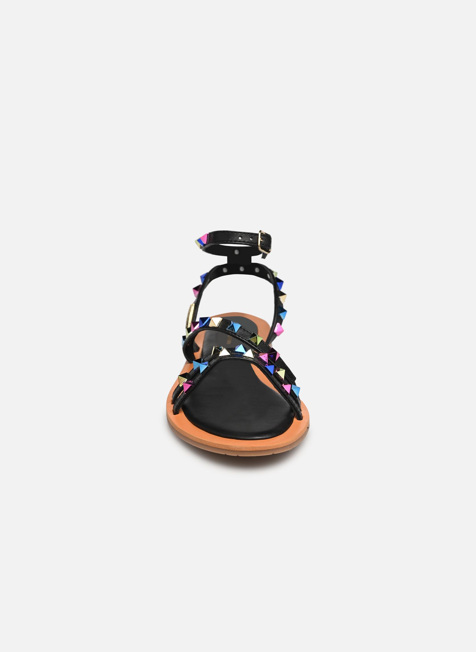 Flache Sandalen OKARI damen schwarz Les Tropéziennes par M Belarbi Flache Sandalen OKARI damen schwarz NOIR MULTI