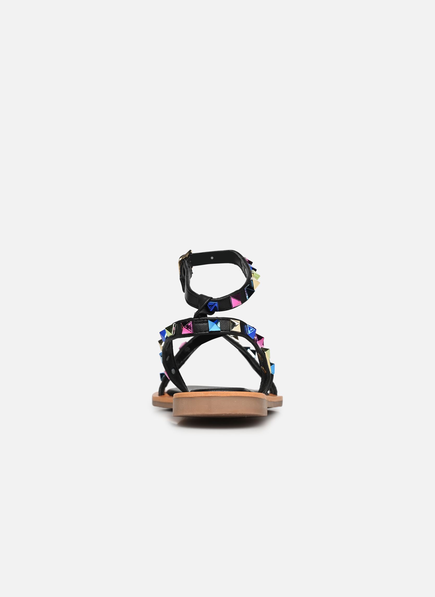 Flache Sandalen OKARI damen schwarz Les Tropéziennes par M Belarbi Flache Sandalen OKARI damen schwarz NOIR MULTI