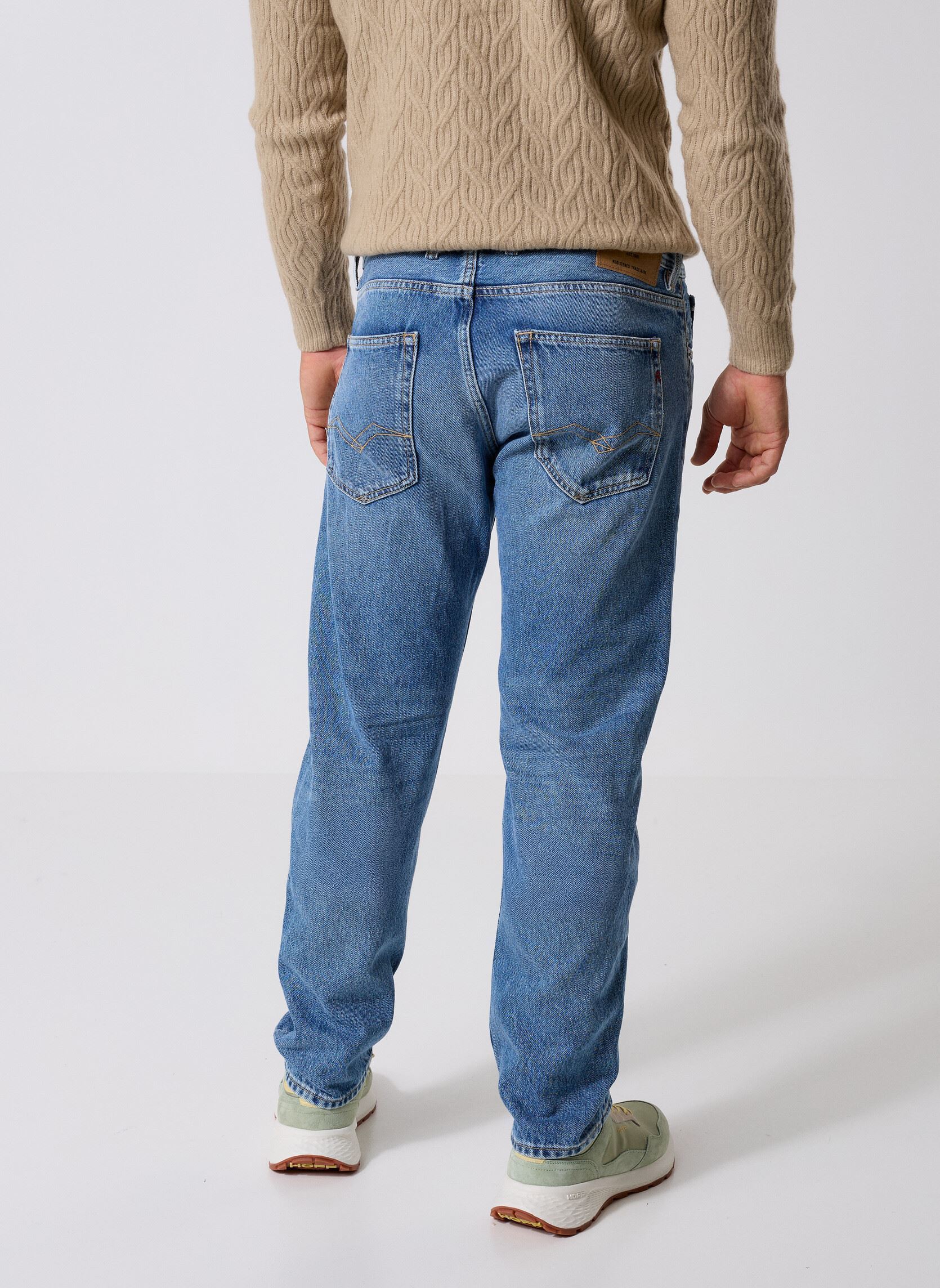 Jeans GROVER jean tapered herren blau Replay Jeans GROVER jean tapered herren blau Medium Blue