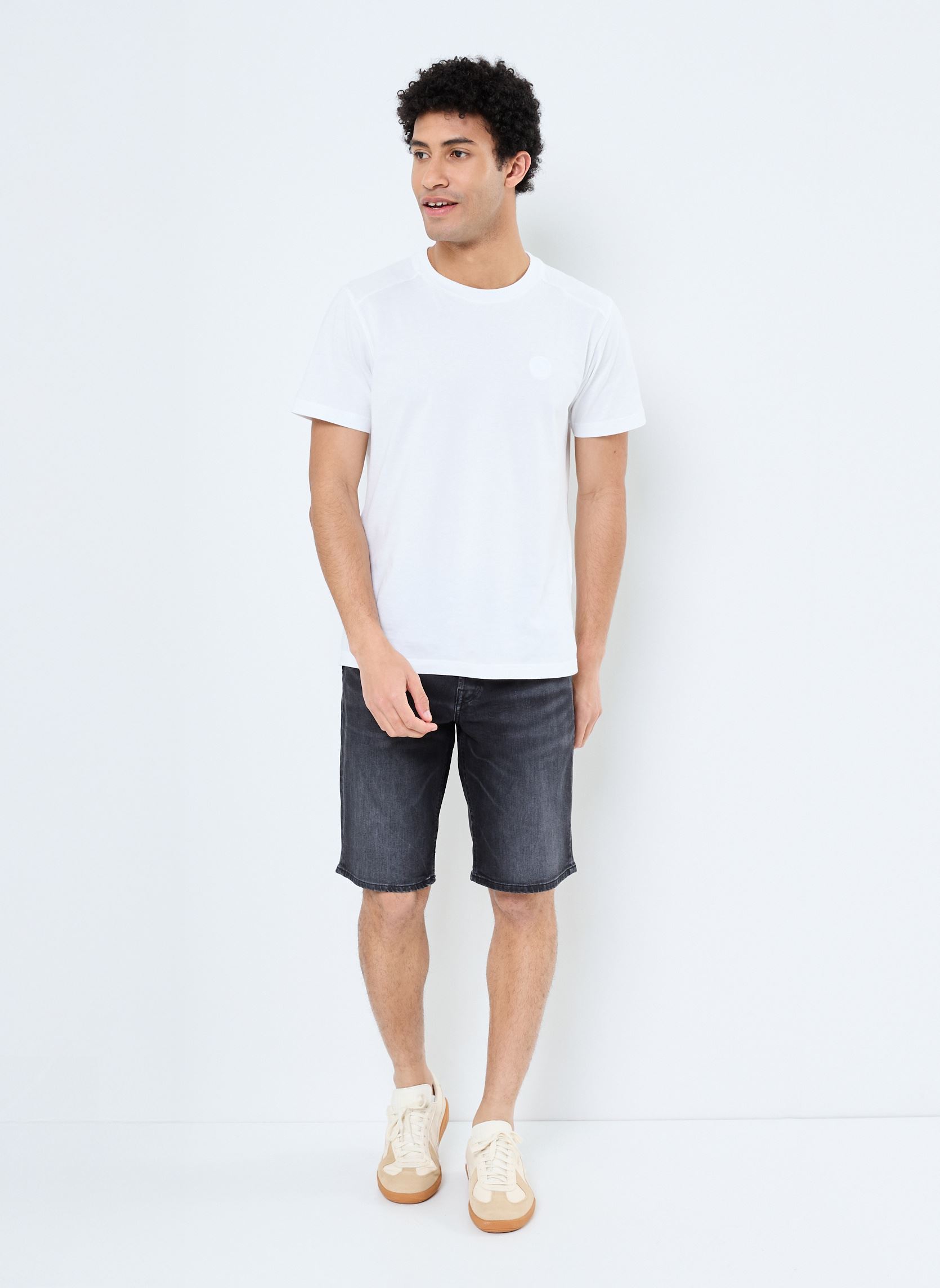 Jeansshorts Grover Short herren schwarz Replay Jeansshorts Grover Short herren schwarz BLACK DELAVÈ