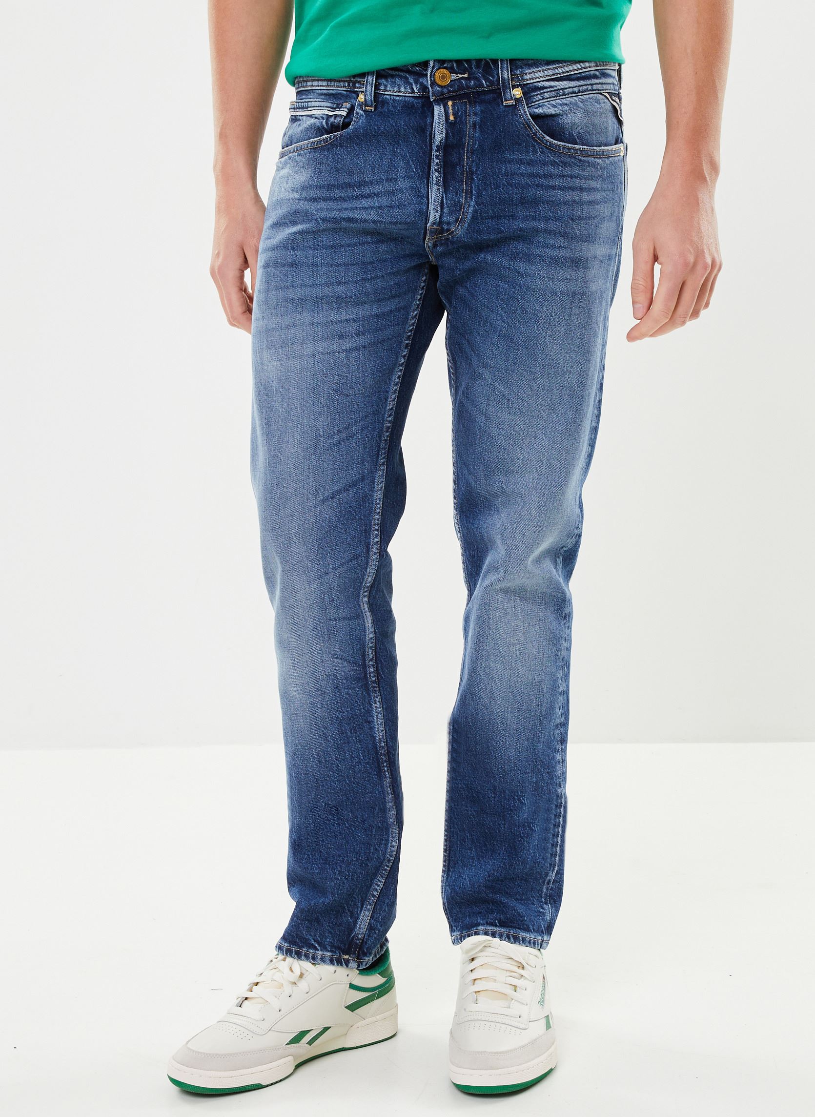 Vêtements Replay GROVER jean tapered medium pour Accessoires