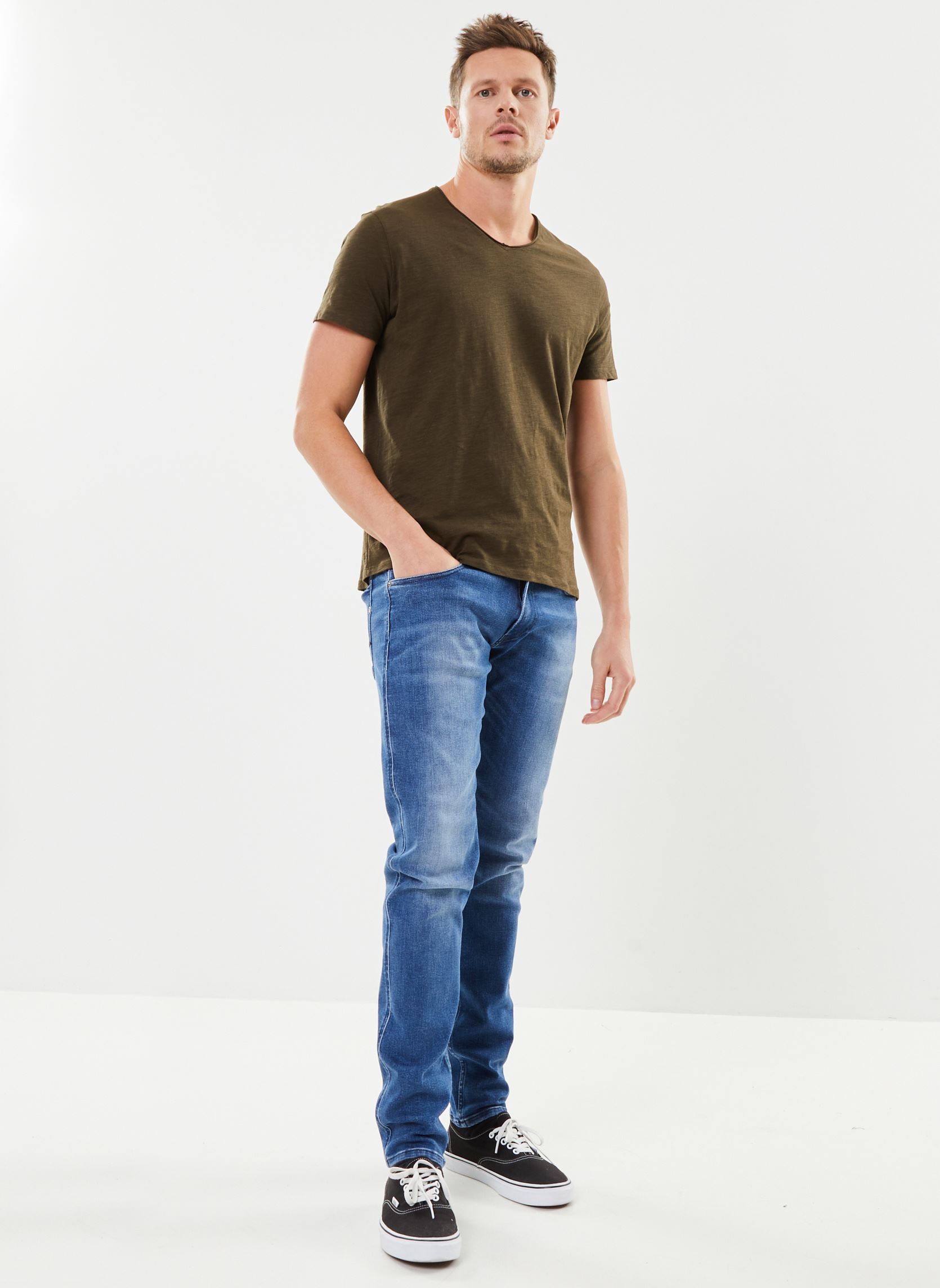 Jeans slim et skinny ANBASS jean slim medium blue homme bleu Replay Jeans slim et skinny ANBASS jean slim medium blue homme bleu MEDIUM BLUE