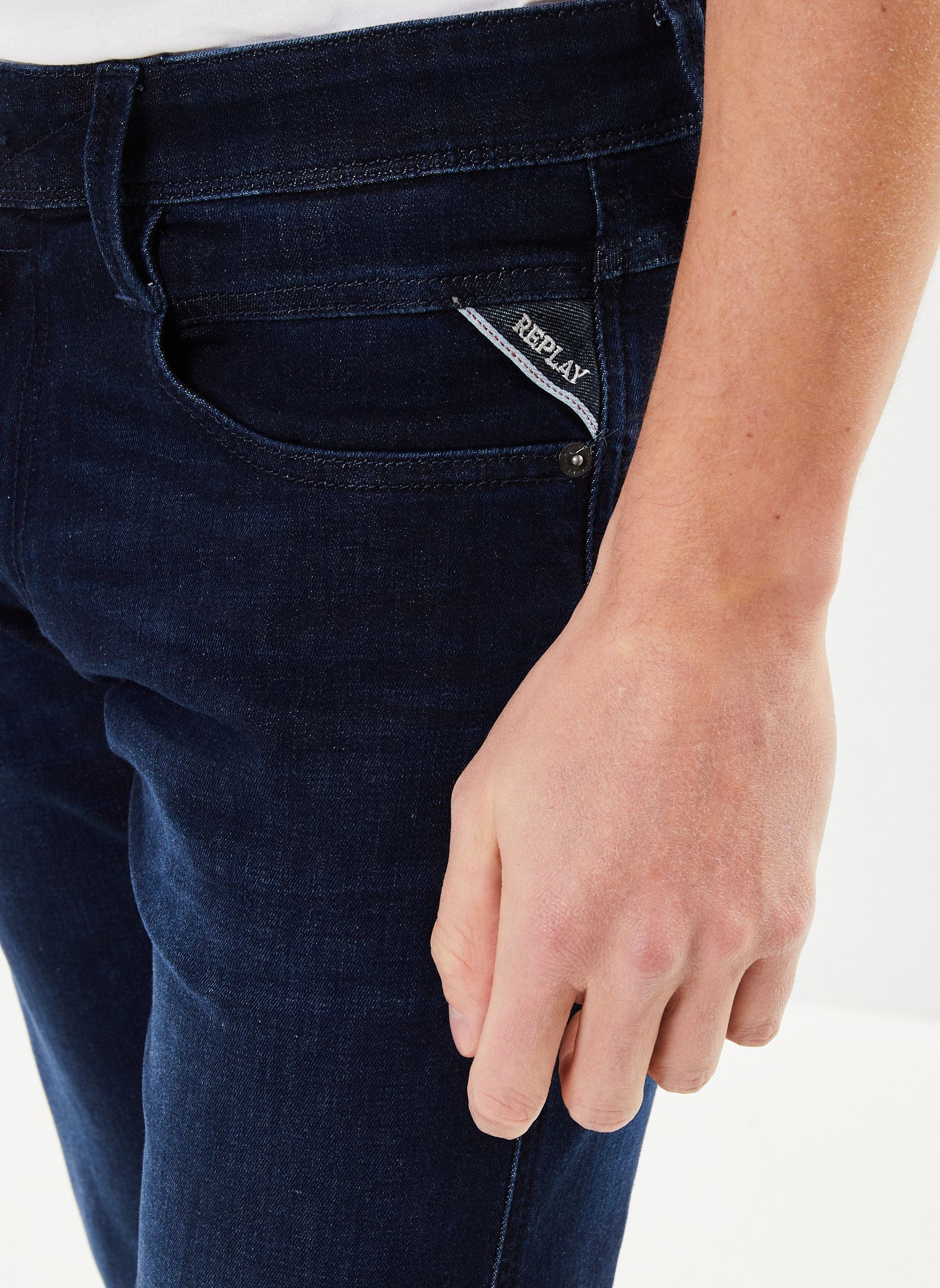 Jeans slim et skinny ANBASS jean slim dark blue homme bleu Replay Jeans slim et skinny ANBASS jean slim dark blue homme bleu Dark Blue