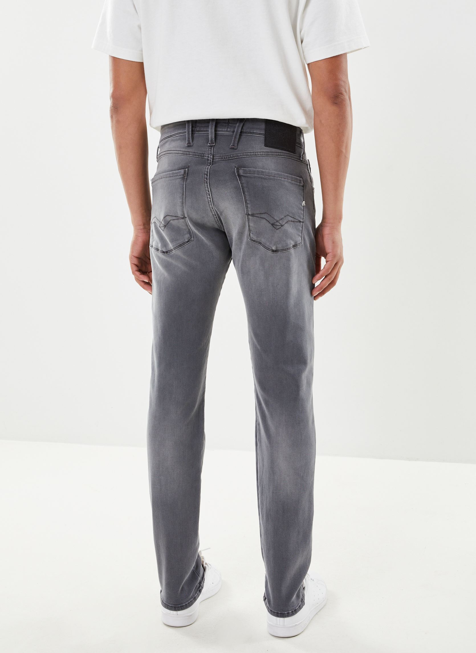 Jeans slim et skinny ANBASS jean slim gris homme gris Replay Jeans slim et skinny ANBASS jean slim gris homme gris DARK GREY