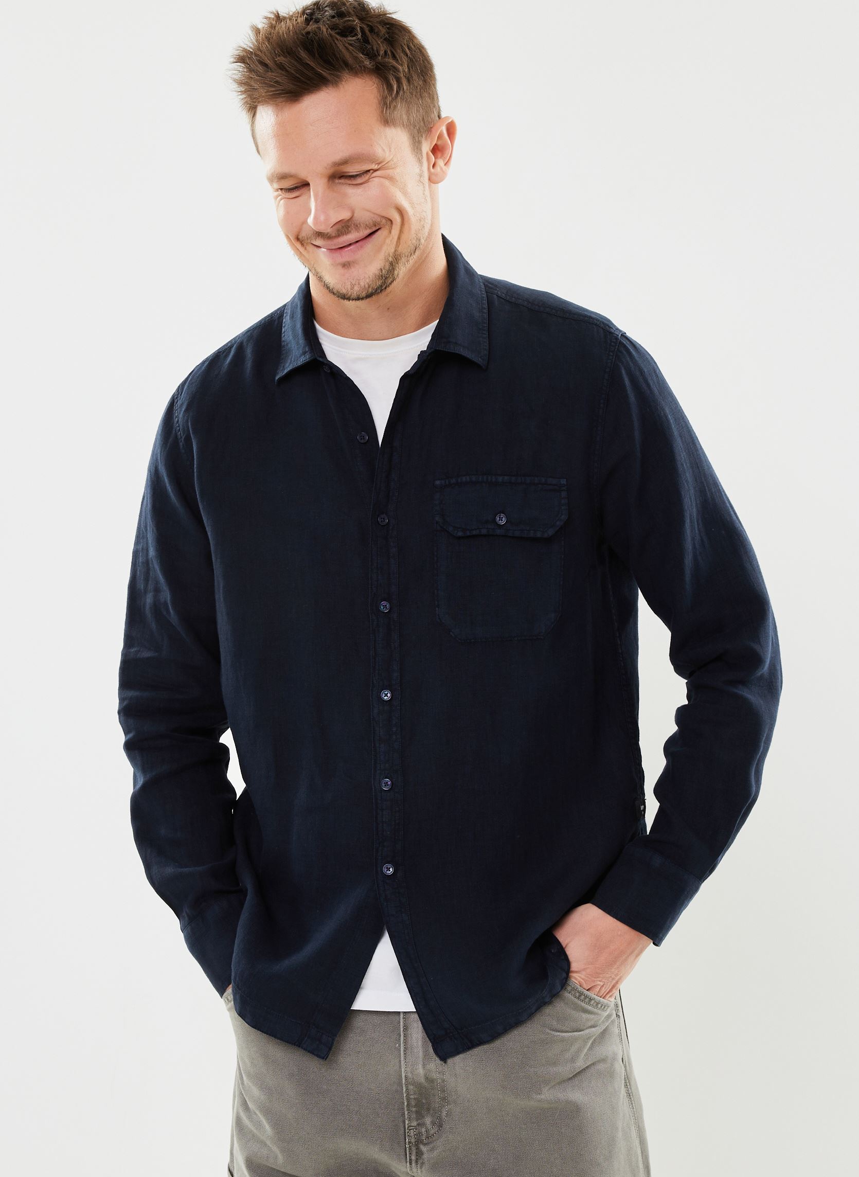 Vêtements Replay Chemise en lin pour Accessoires