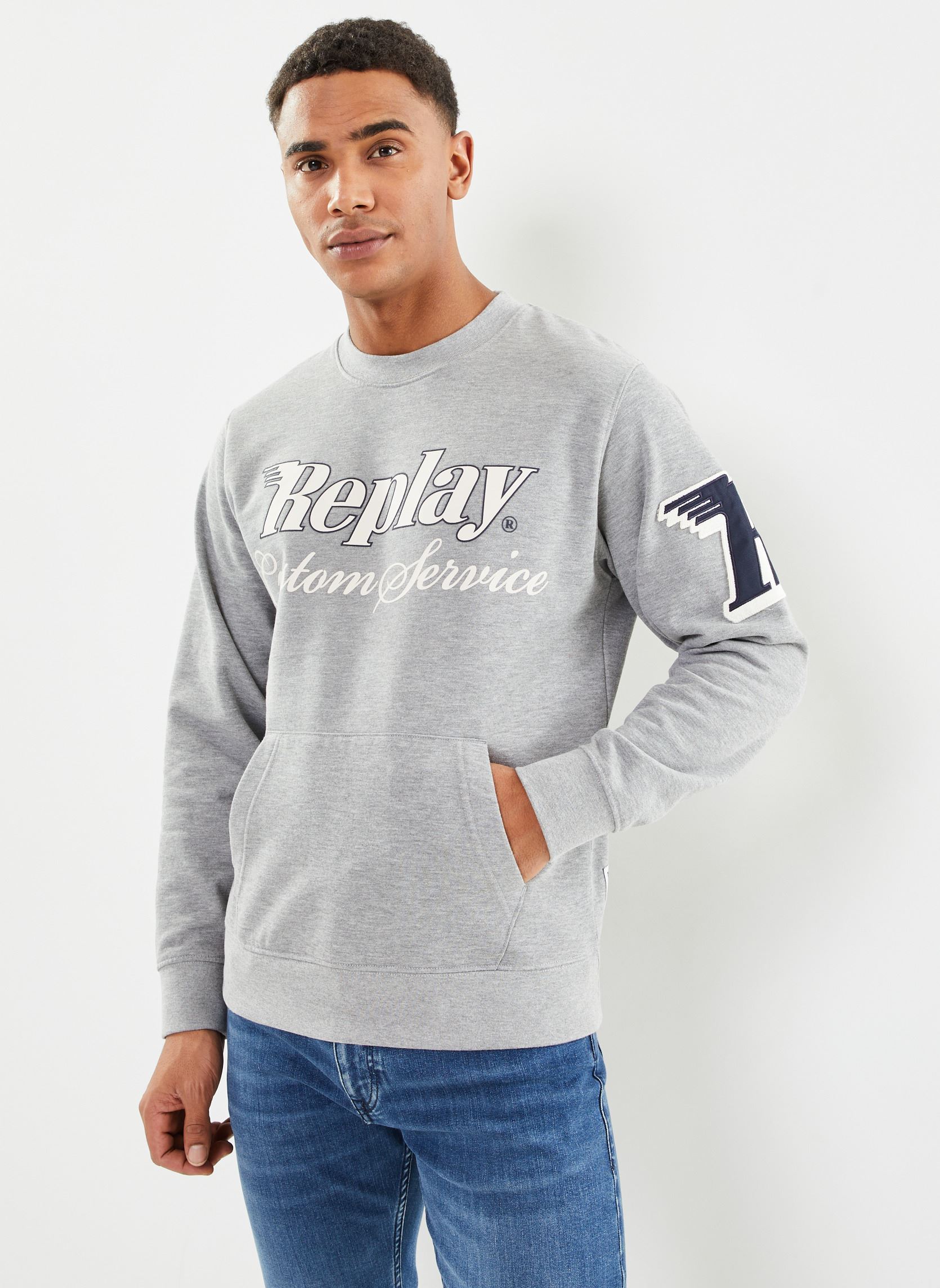 Vêtements Replay Sweat replay college pour Accessoires
